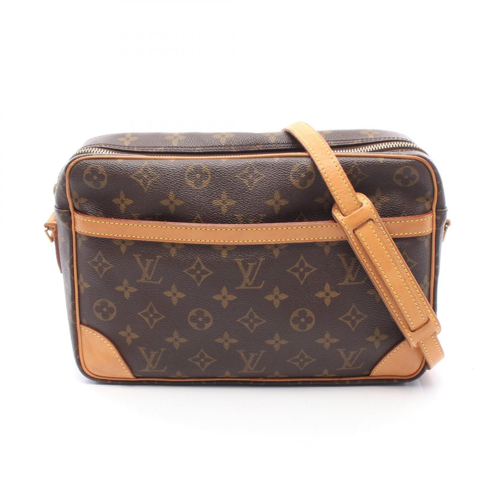 Louis Vuitton Brown Pvc Leather Handbag Shoulder Bag (Pre-Owned)