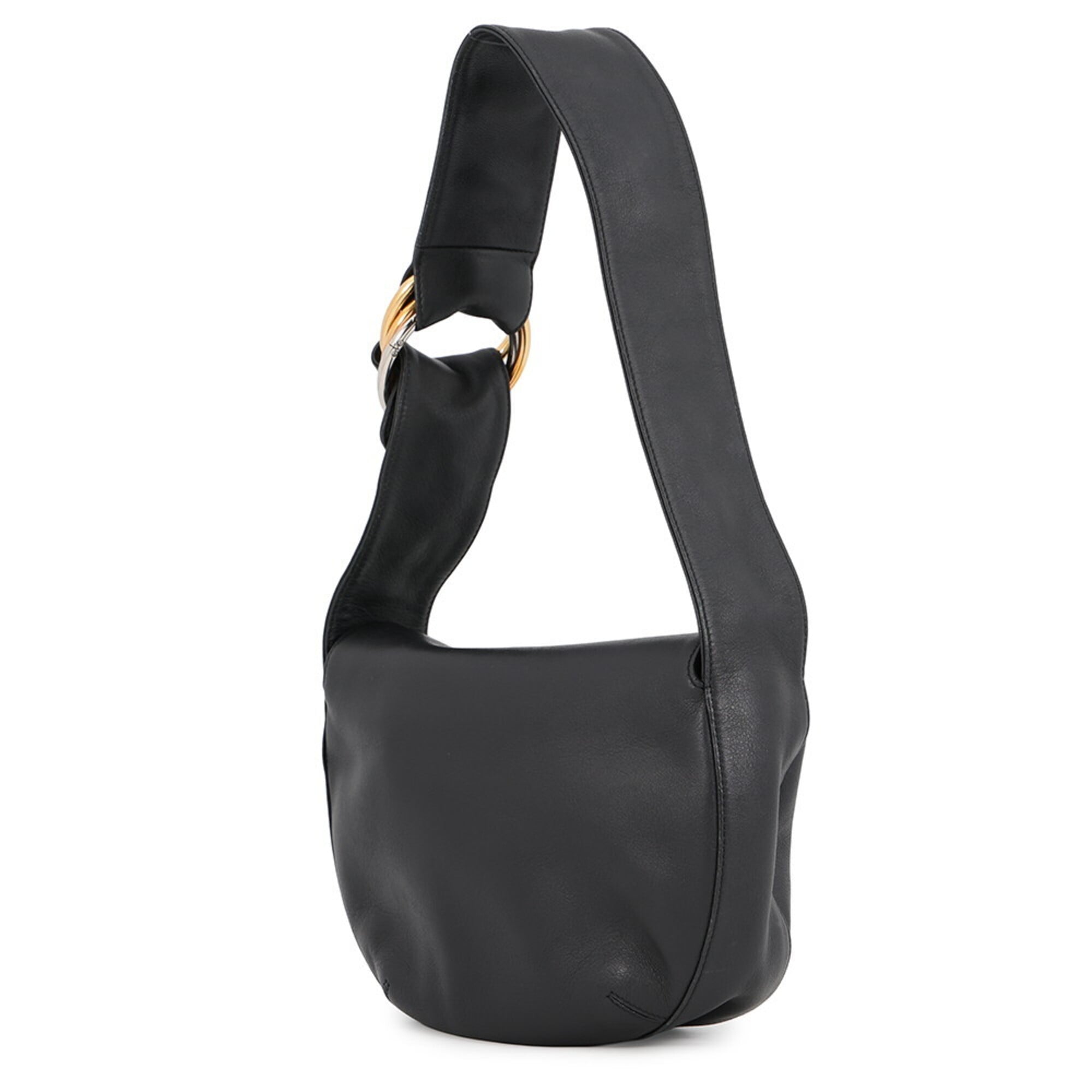 Cartier Trinity Black Leather Handbag (Pre-Owned)