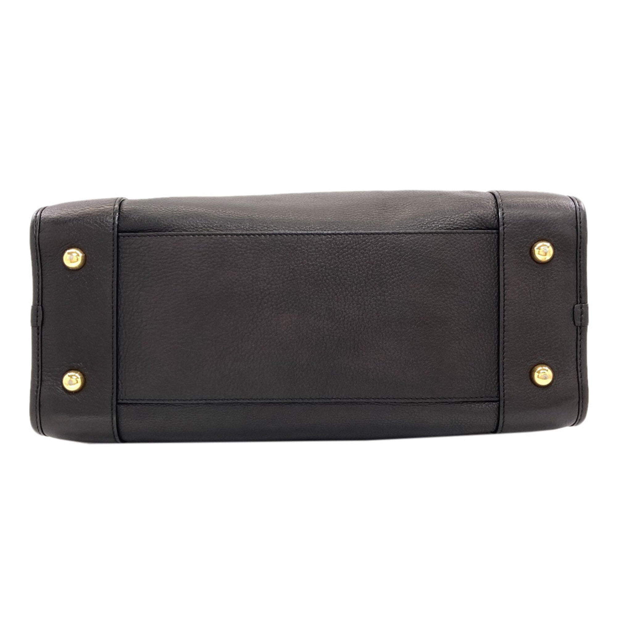 Loewe Amazona Black Leather Handbag (Pre-Owned)