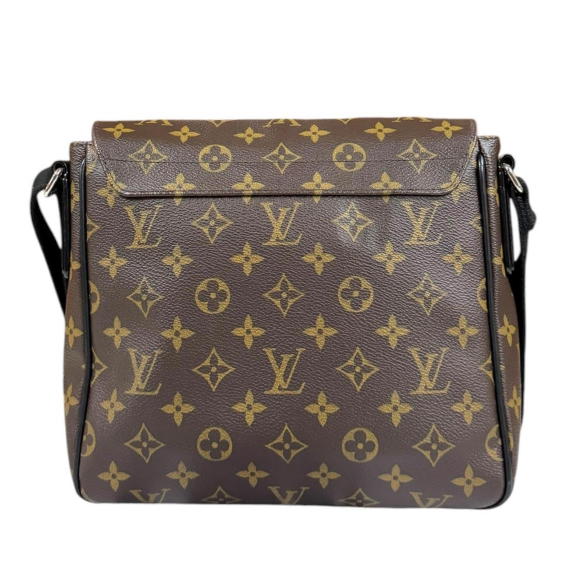 Louis Vuitton Black Brown Monogram Shoulder Bag (Pre-Owned)