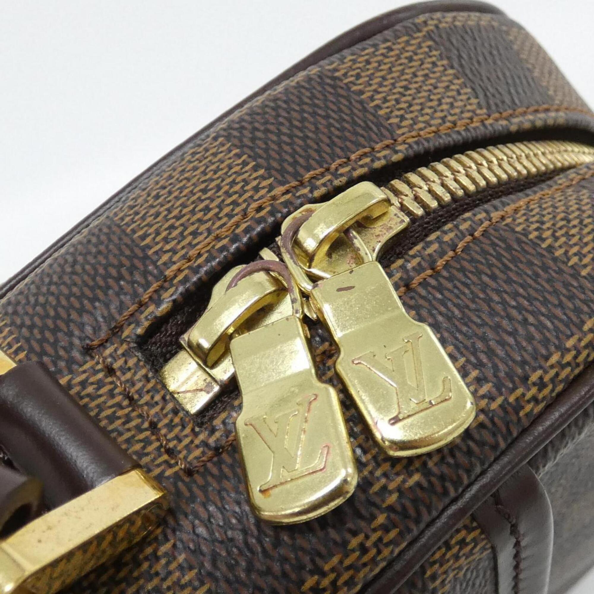 Louis Vuitton Damier Brown Ebene Coated Canvas Shoulder Bag (Pre-Owned)