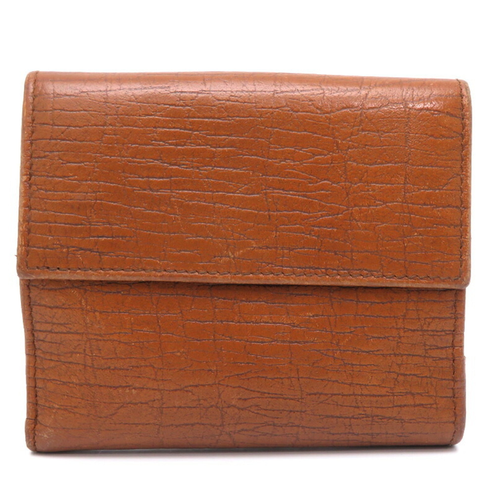 Gucci Bamboo Camel Bamboo Leather Wallet (Bi-Fold) (Pre-Owned)