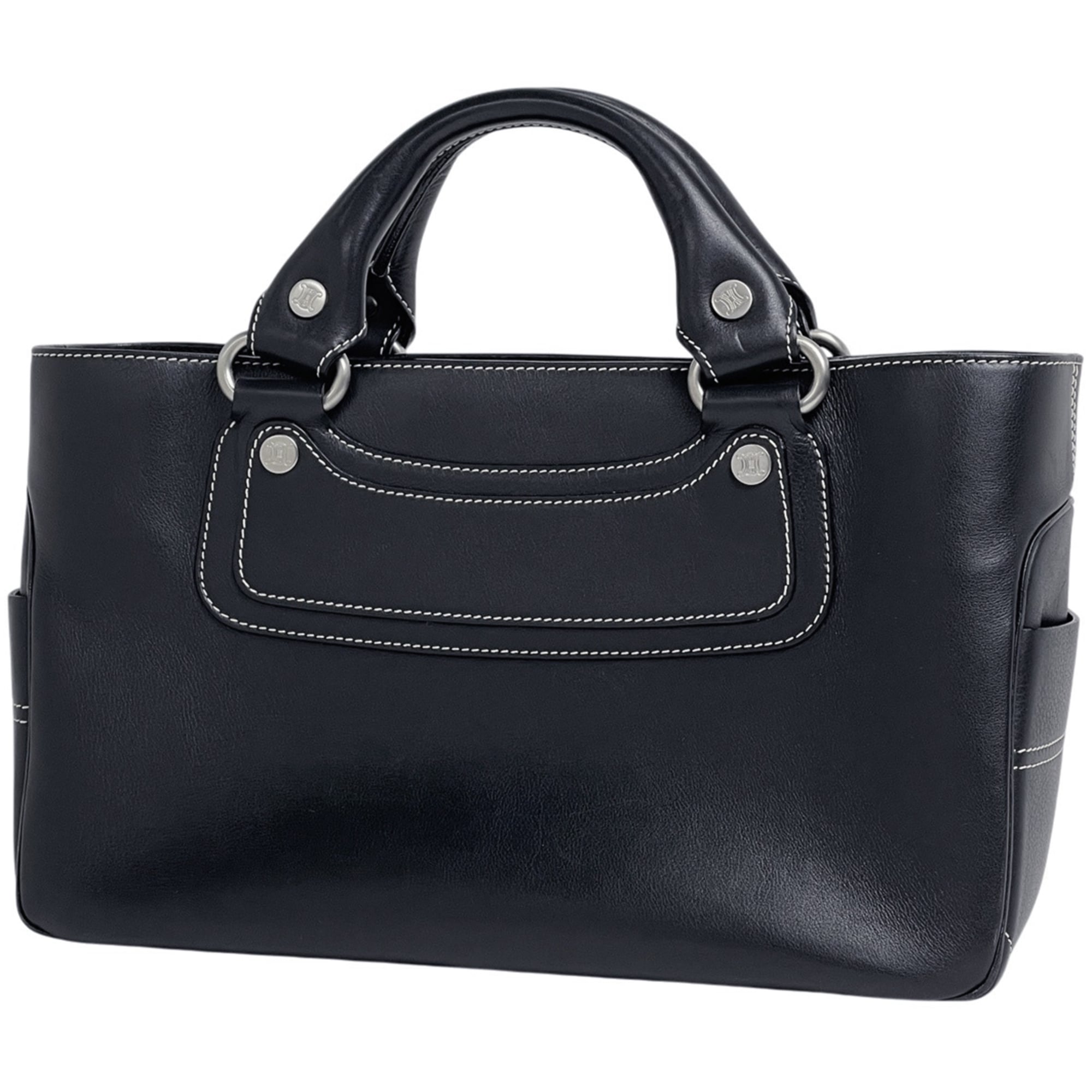 Celine Black Leather Handbag (Pre-Owned)