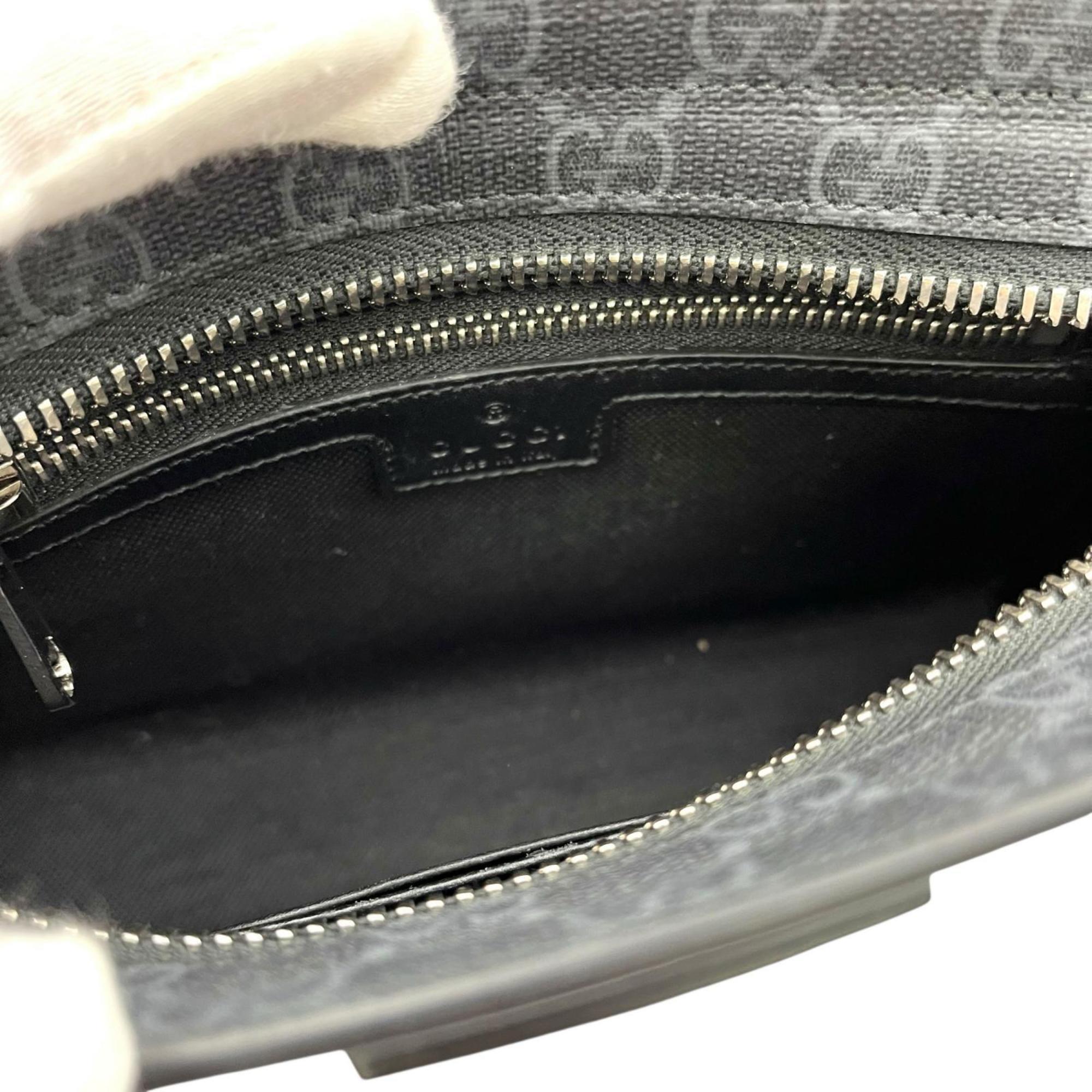 Gucci Black Gg Supreme Shoulder Bag (Pre-Owned)