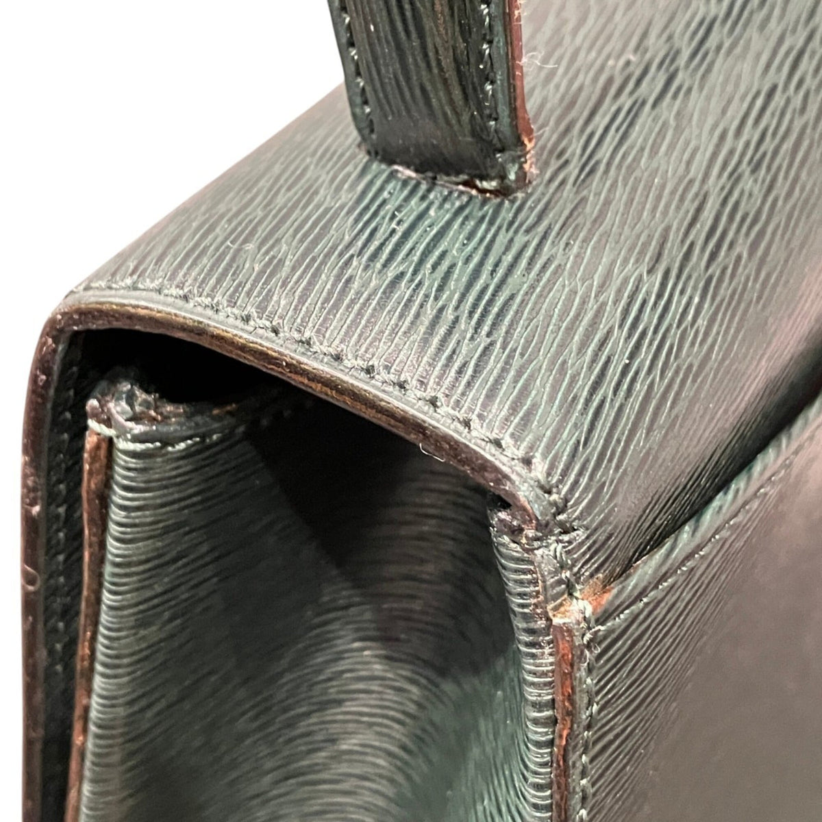 Celine Green Khaki Leather Handbag (Pre-Owned)