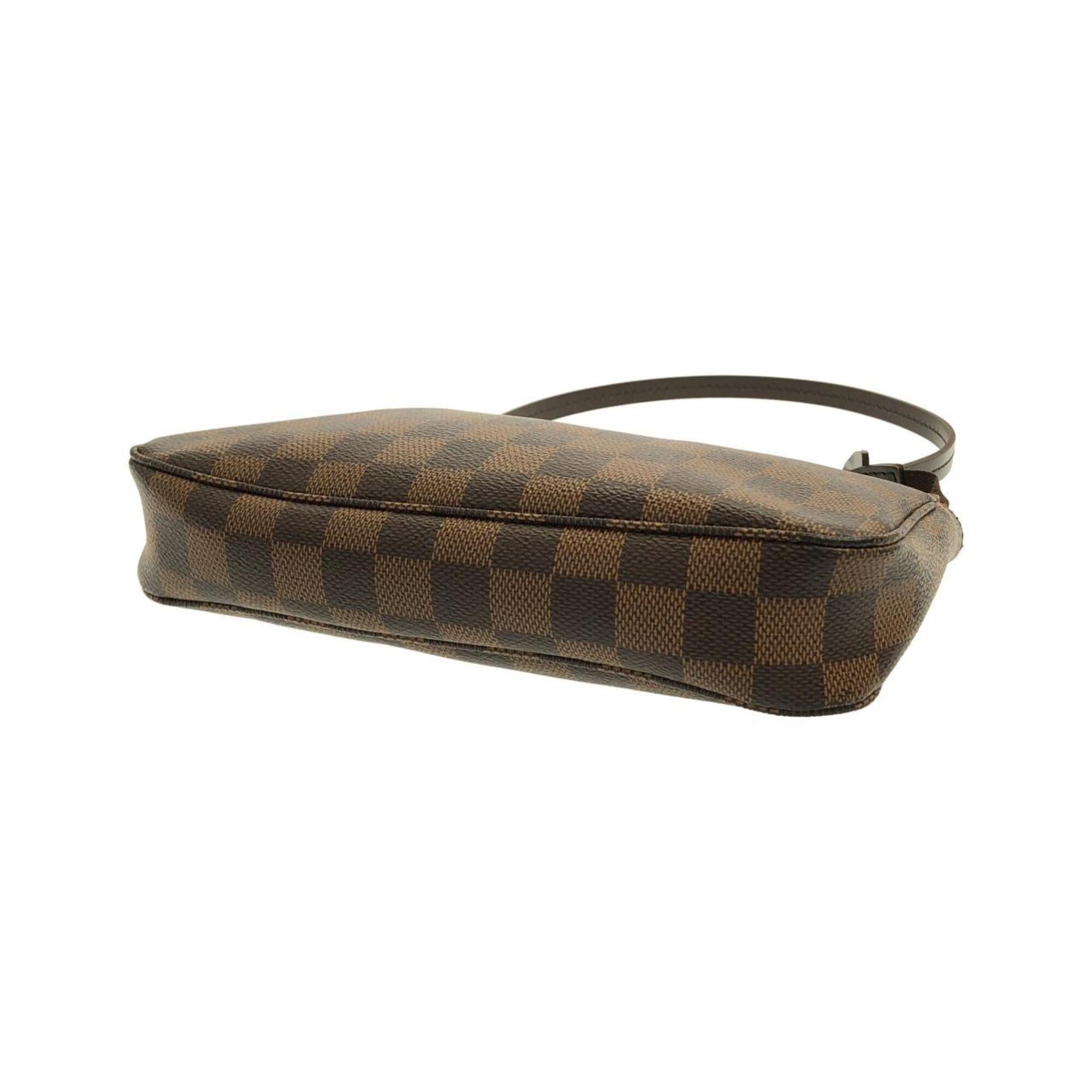 Louis Vuitton Damier Damier Canvas Ebene Damier Canvas Pochette Pouch (Pre-Owned)