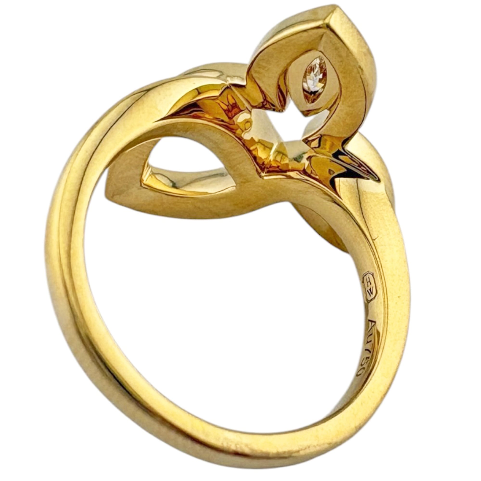 Harry Winston Gold Yellow Gold (18K) Band Ring (Pre-Owned)