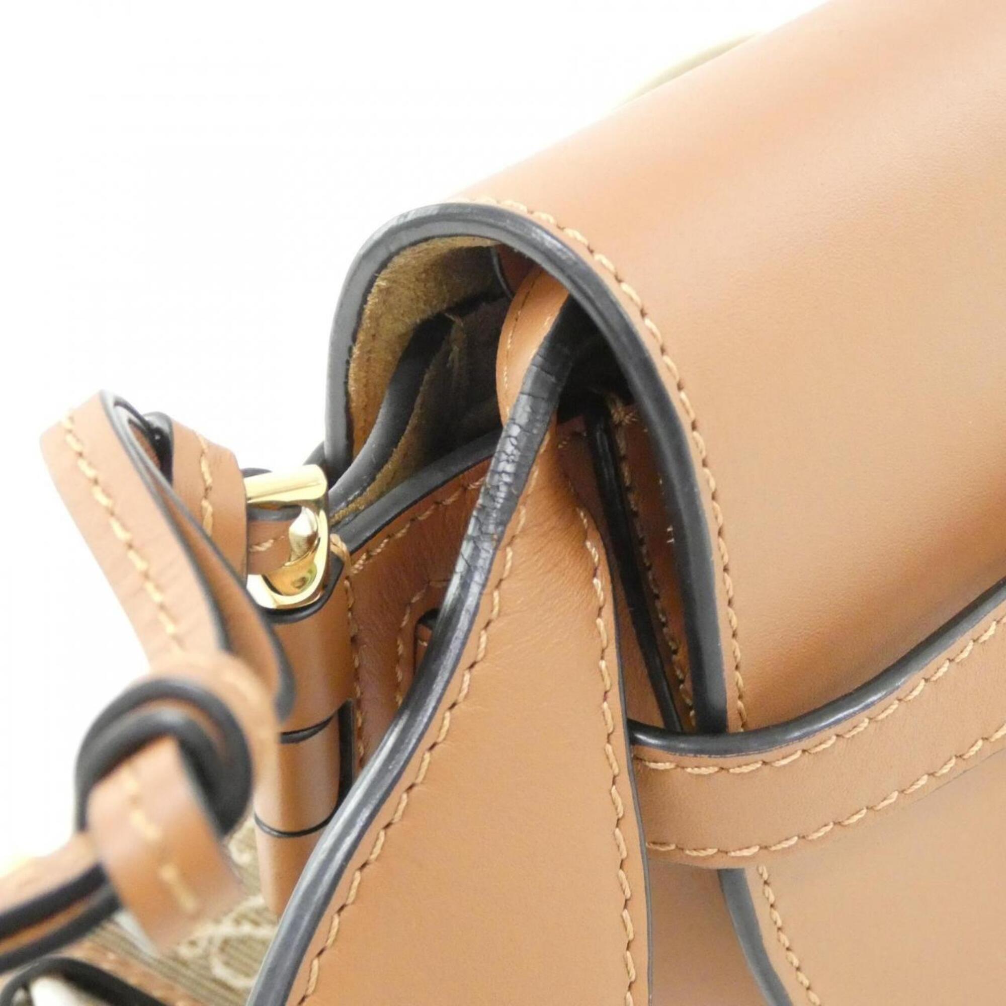 Loewe Brown Leather Shoulder Bag (Pre-Owned)