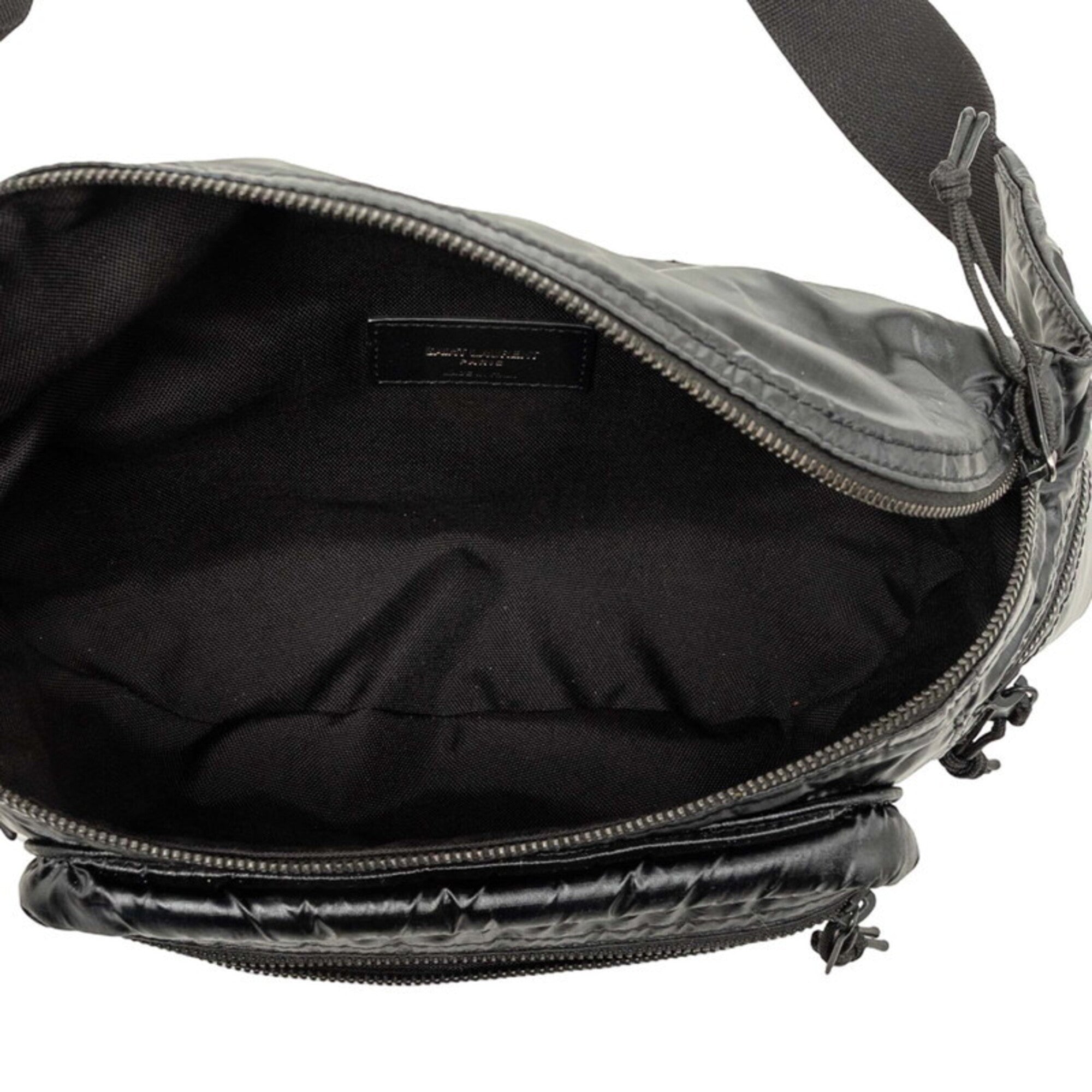 Saint Laurent Black Nylon Polyamide Fanny Pack (Pre-Owned)