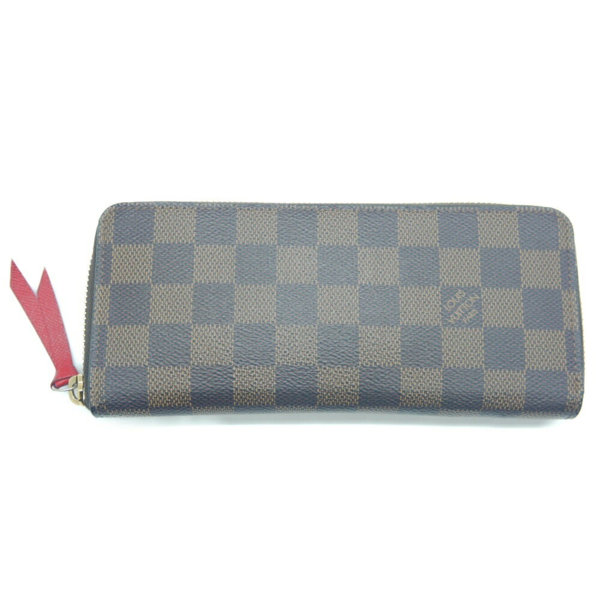 Louis Vuitton Brown Cerise Damier Canvas Long Wallet (Bi-Fold) (Pre-Owned)