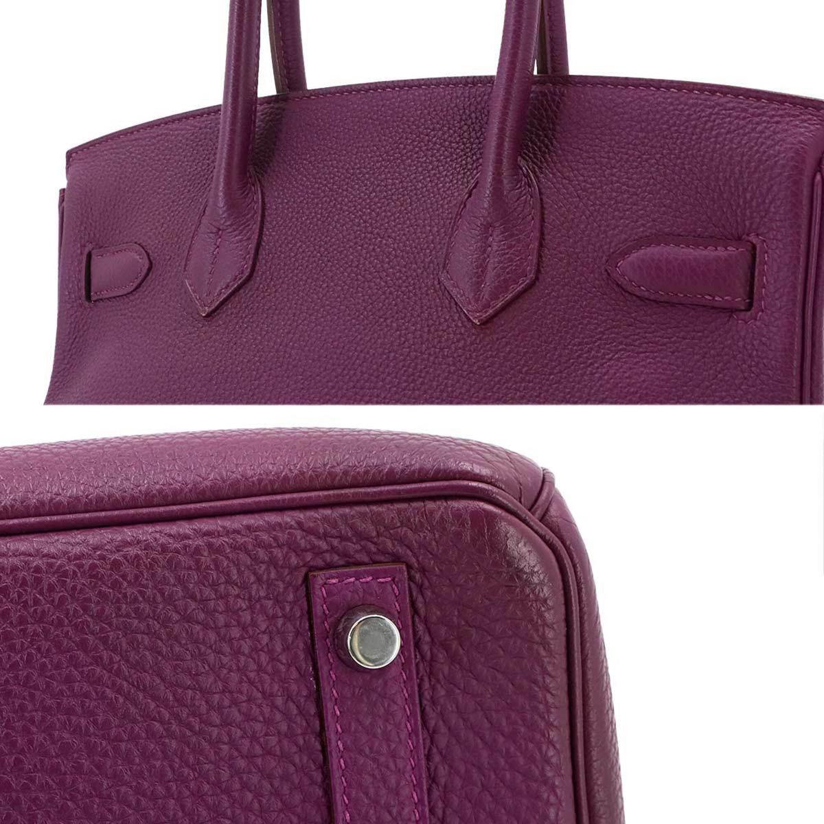 Hermes Birkin Anemone Togo Leather Handbag (Pre-Owned)