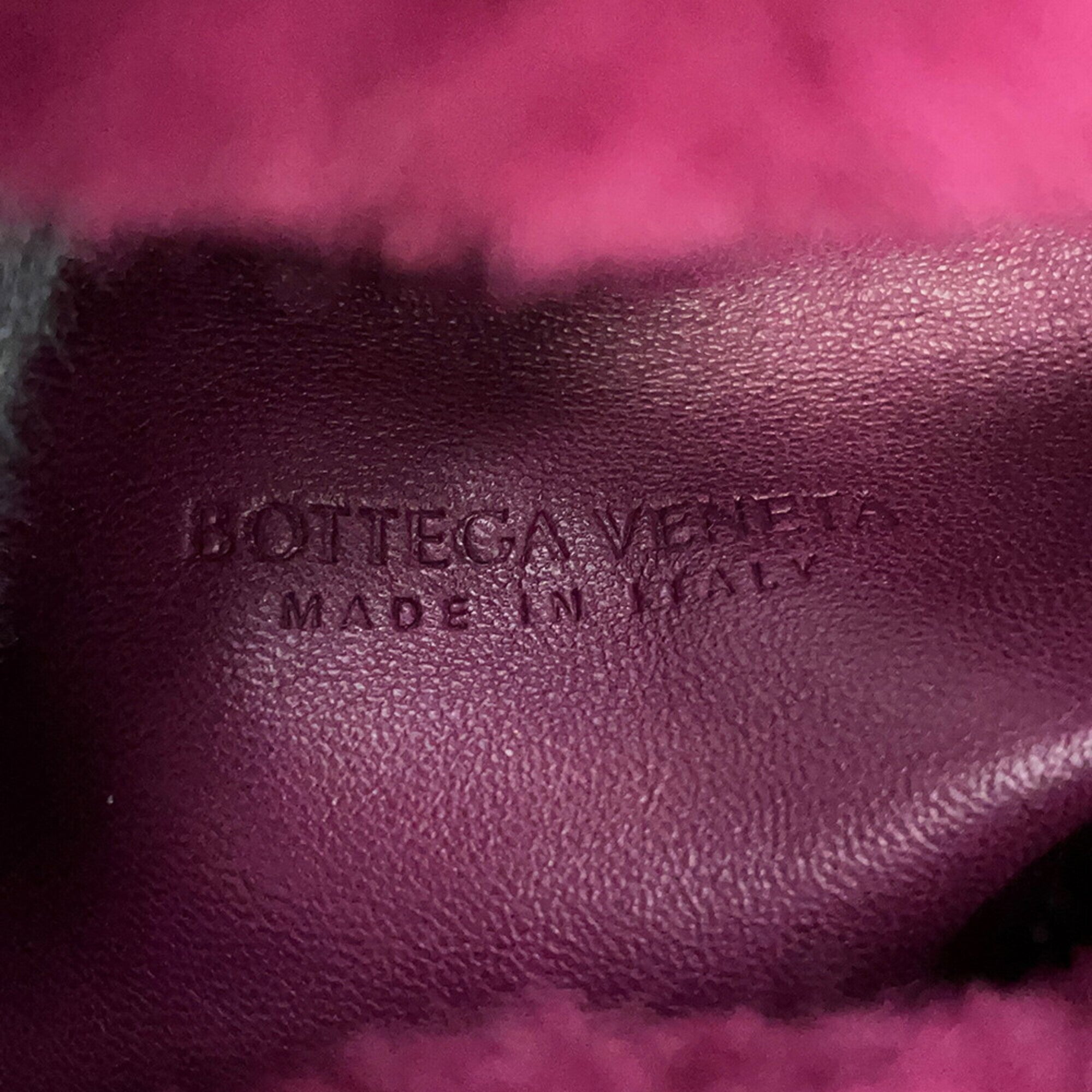 Bottega Veneta Purple Leather Handbag (Pre-Owned)