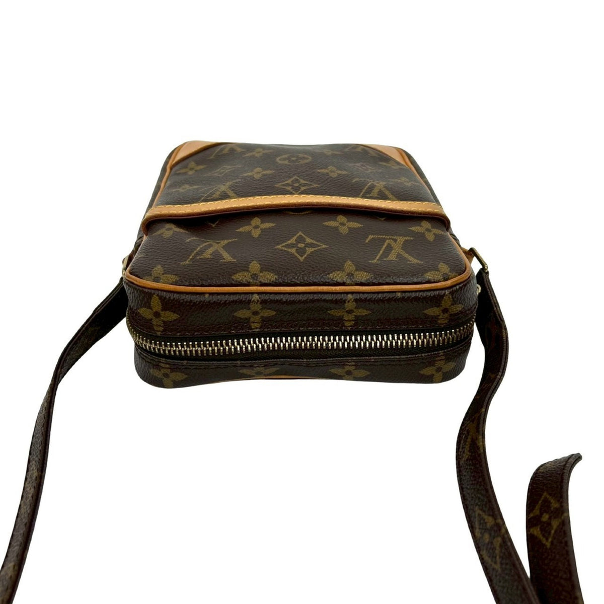 Louis Vuitton Brown Leather Pvc Pochette Shoulder Bag (Pre-Owned)