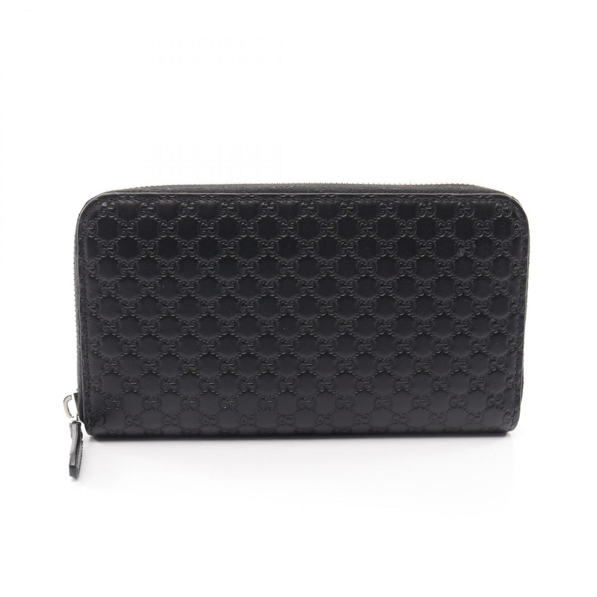 Gucci Black Leather Long Wallet (Bi-Fold) (Pre-Owned)