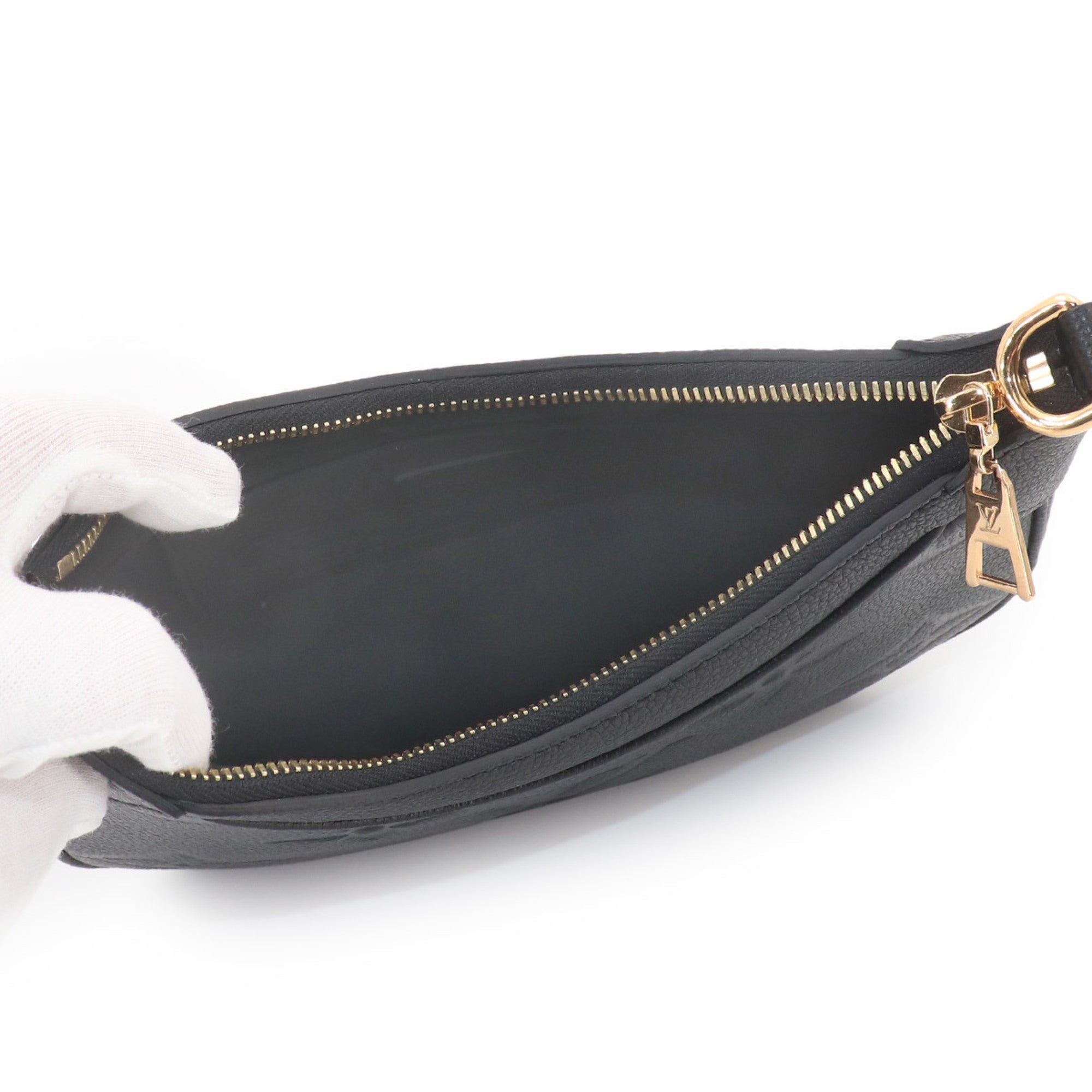 Louis Vuitton Black Monogram Empreinte Handbag Shoulder Bag (Pre-Owned)