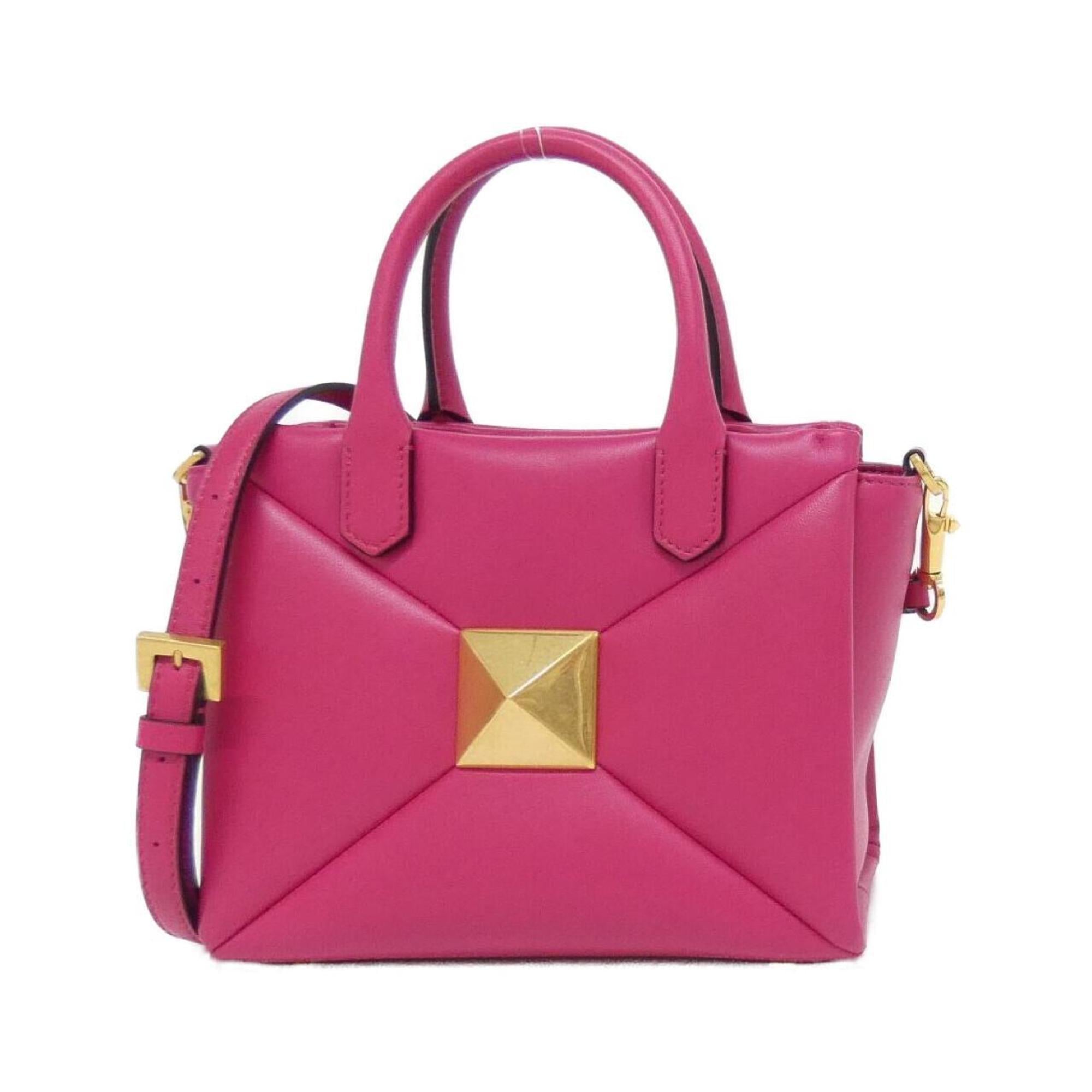 Valentino Garavani Gold Leather Handbag (Pre-Owned)