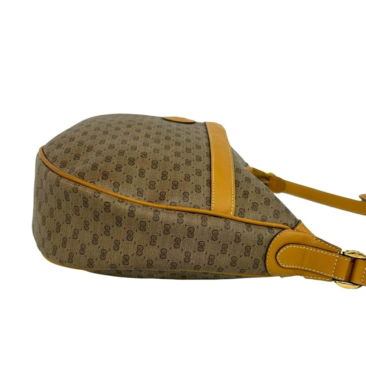 Gucci Brown Pvc Leather Pochette Shoulder Bag (Pre-Owned)