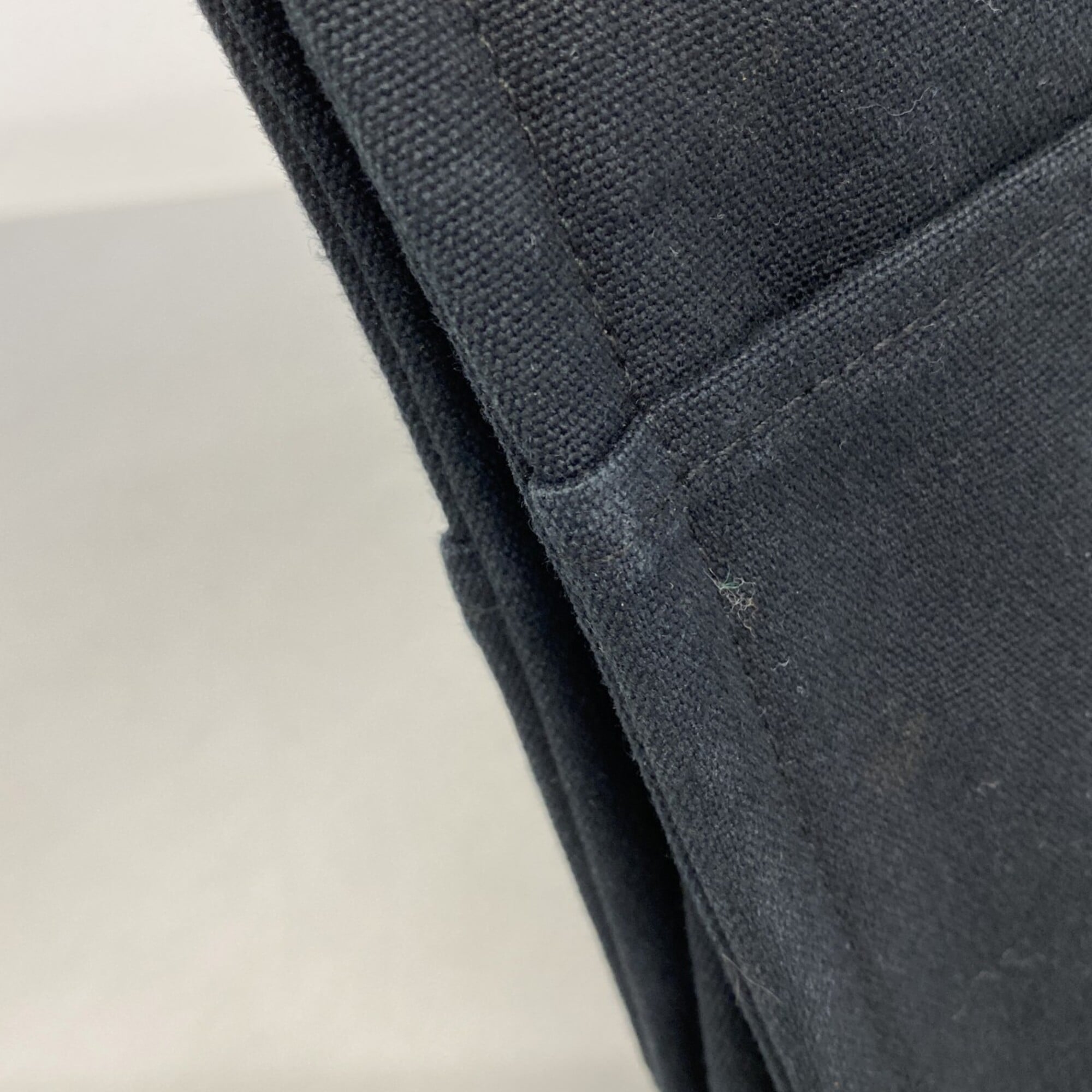 Hermes Black Canvas Tote Bag (Pre-Owned)