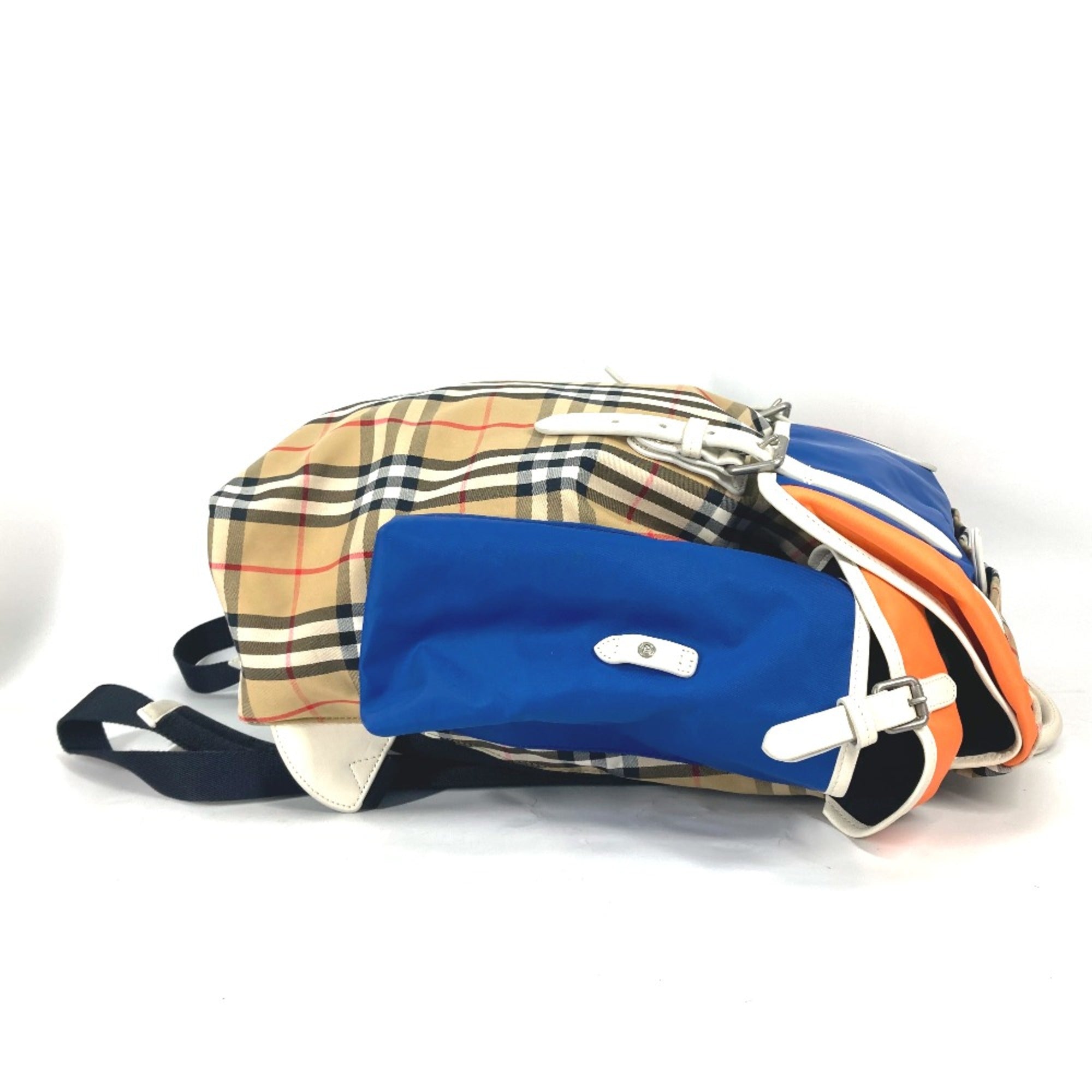 Burberry Beige Leather Backpack (Pre-Owned)