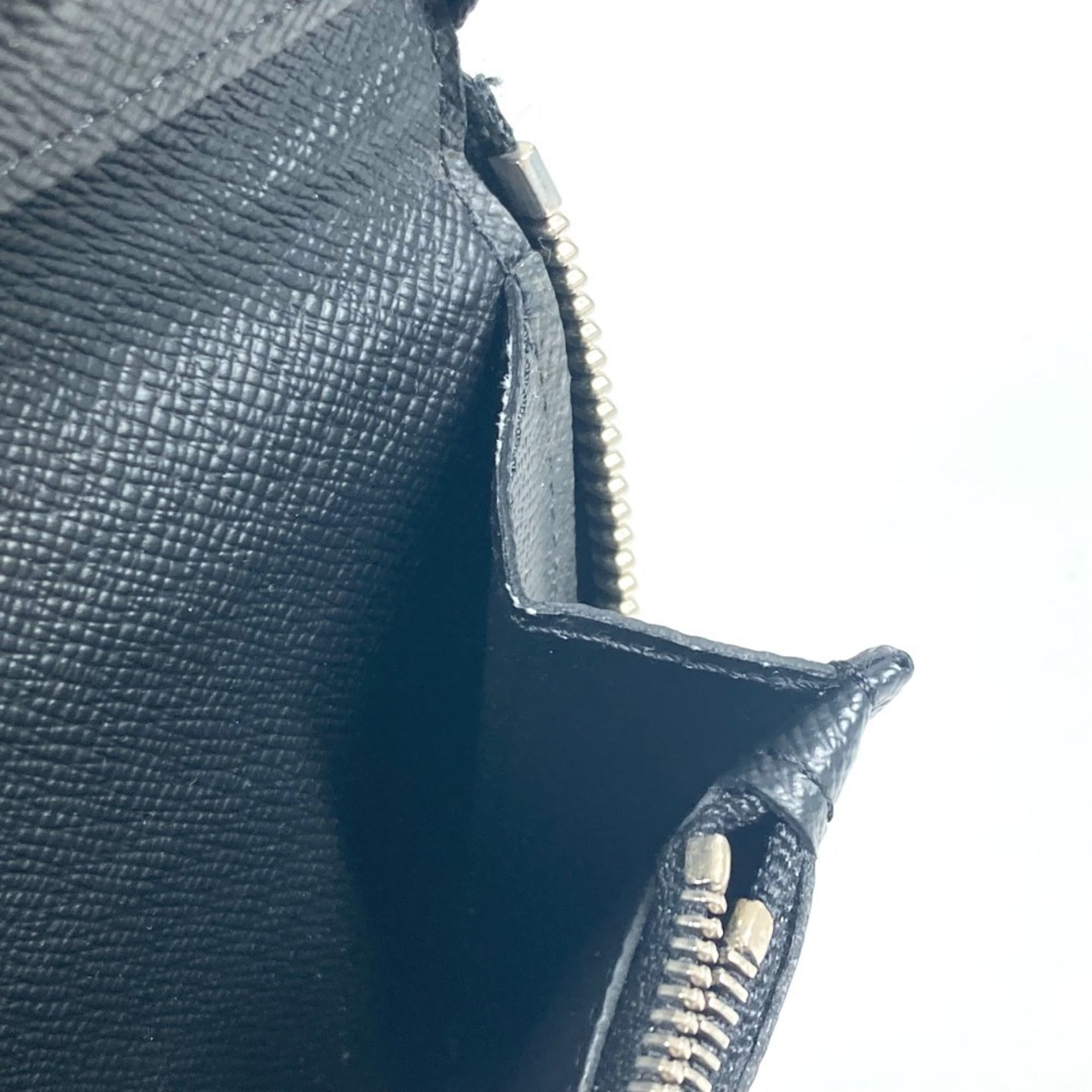 Louis Vuitton Black Damier Graphite Long Wallet (Bi-Fold) (Pre-Owned)