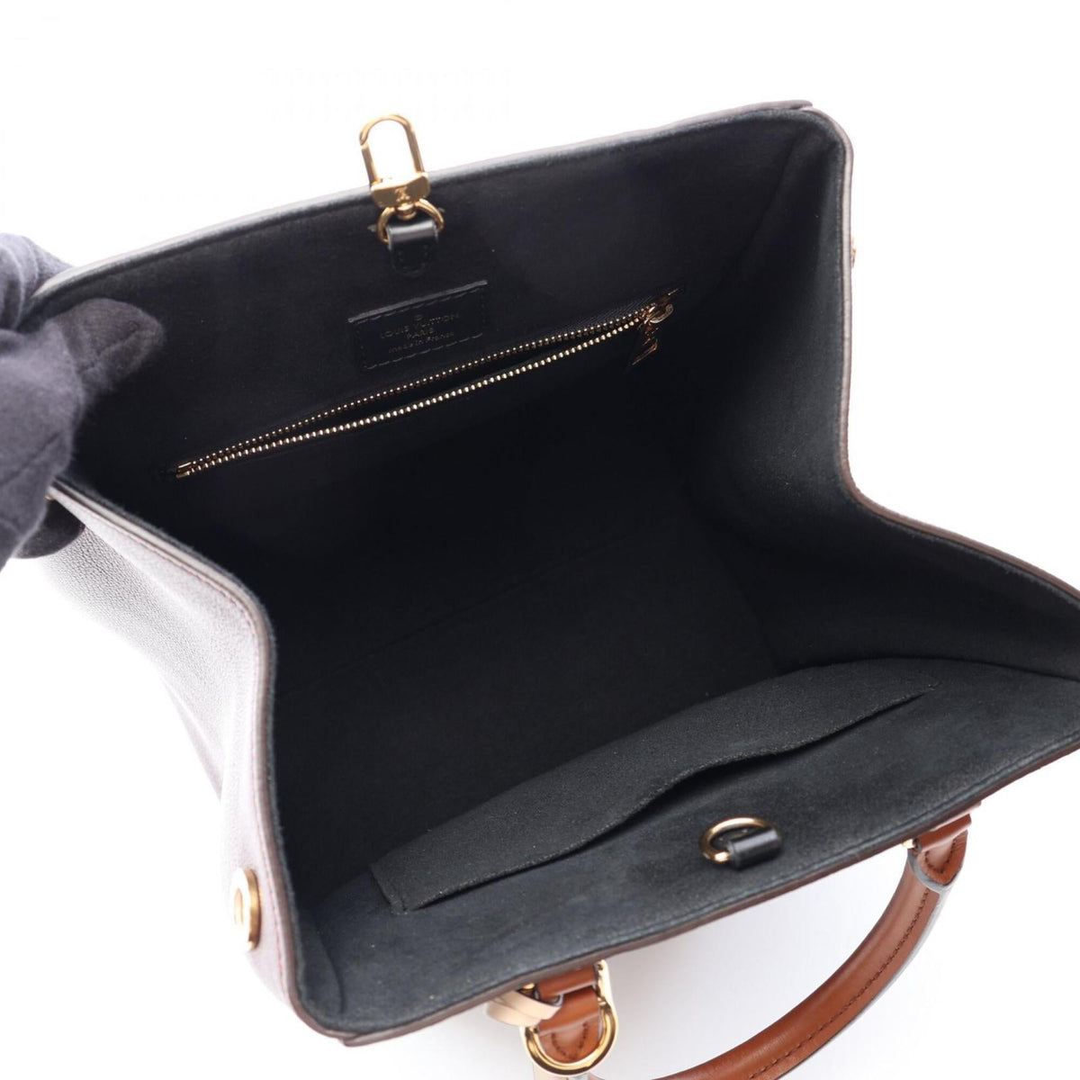 Louis Vuitton Black Bordeaux Multi-Color Noir Wine Pvc Coated Canvas Leather Handbag (Pre-Owned)