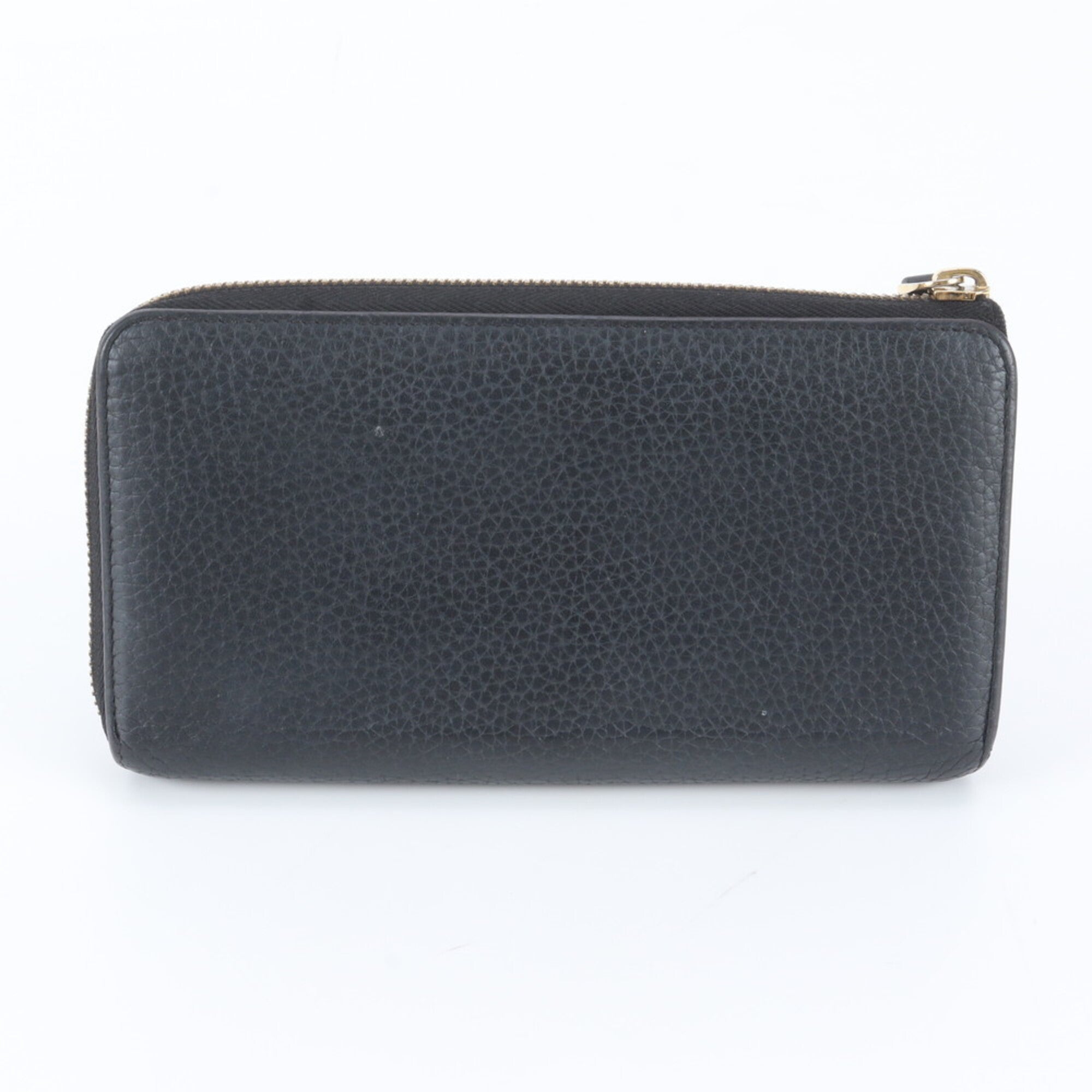 Louis Vuitton Hot Pink Noir Leather Long Wallet (Bi-Fold) (Pre-Owned)