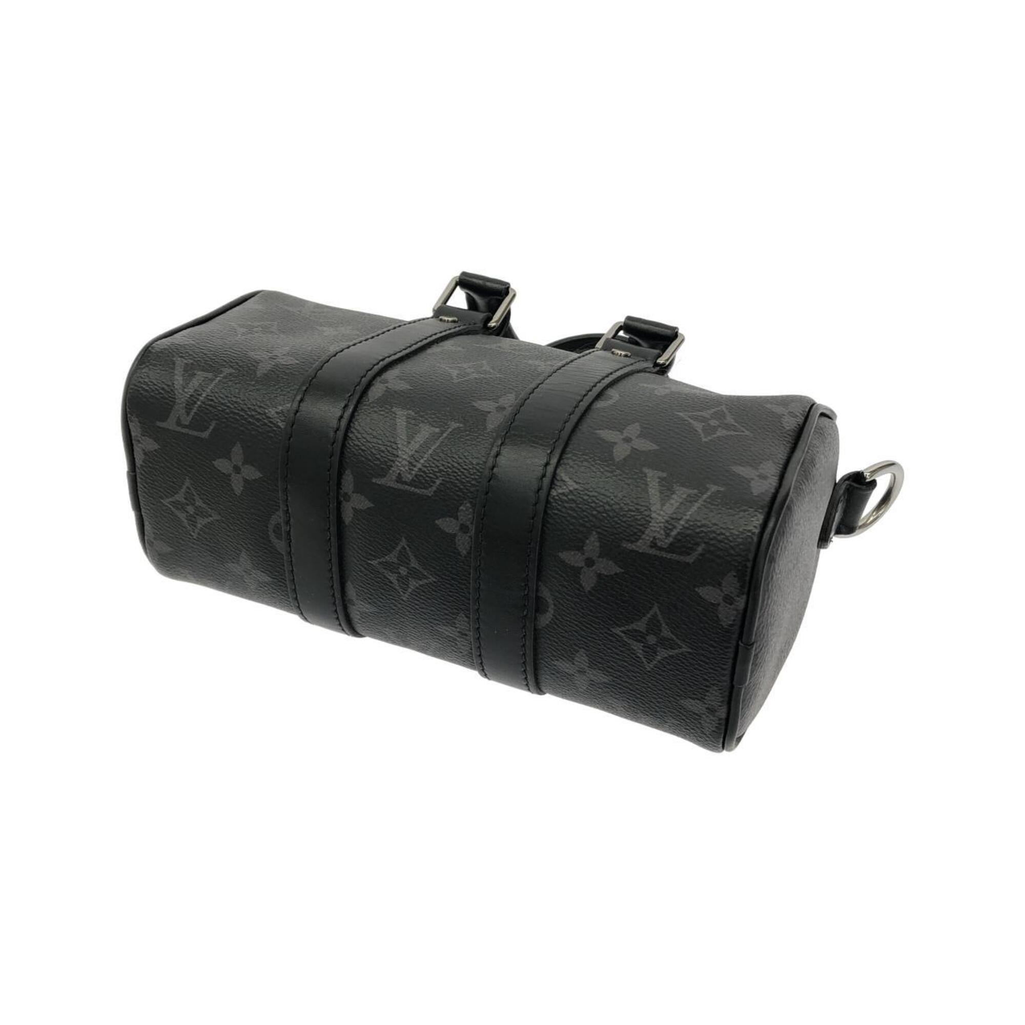 Louis Vuitton Black Coated Canvas Boston Bag (Pre-Owned)