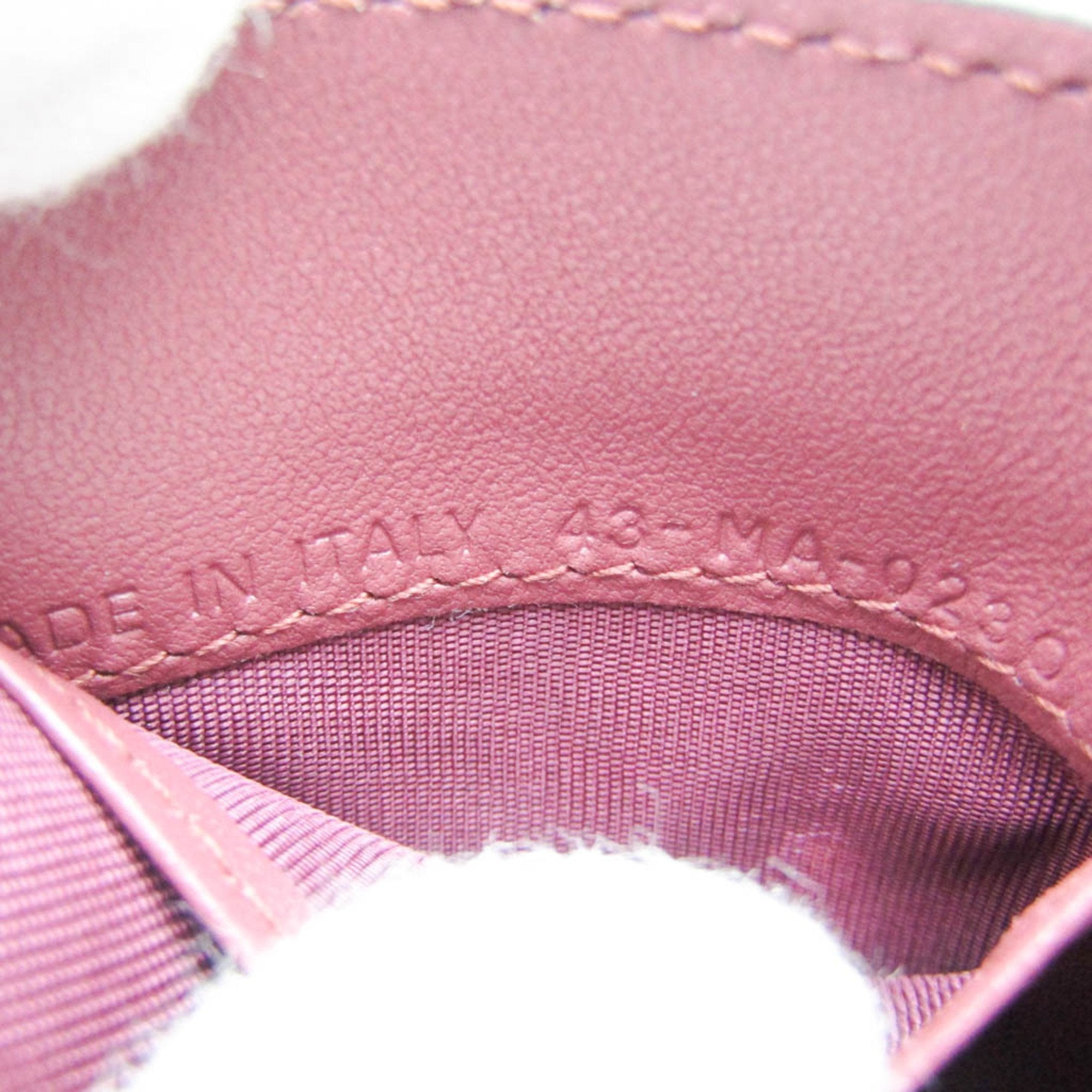 Christian Dior Dusty Pink Leather Wallet (Tri-Fold) (Pre-Owned)