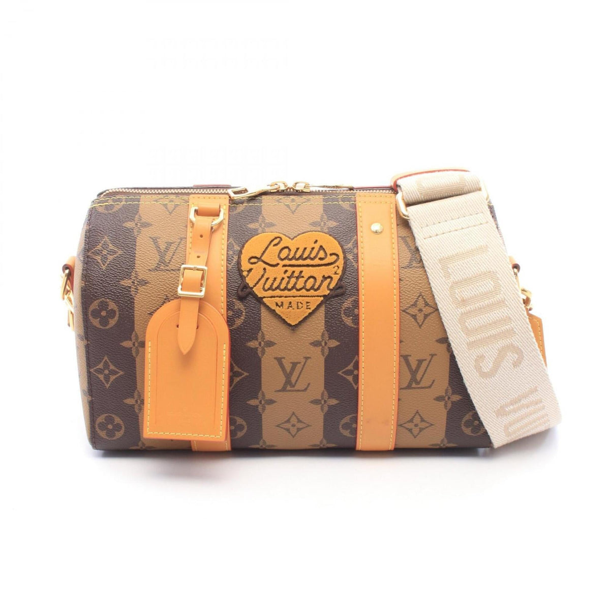 Louis Vuitton Brown Pvc Leather Handbag Shoulder Bag (Pre-Owned)