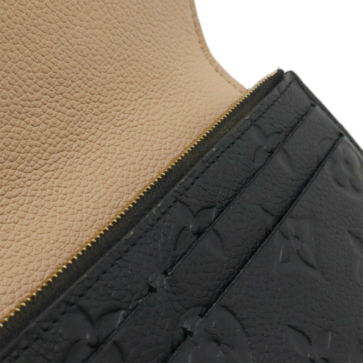 Louis Vuitton Monogram Empreinte Black Noir Monogram Empreinte Long Wallet (Bi-Fold) (Pre-Owned)