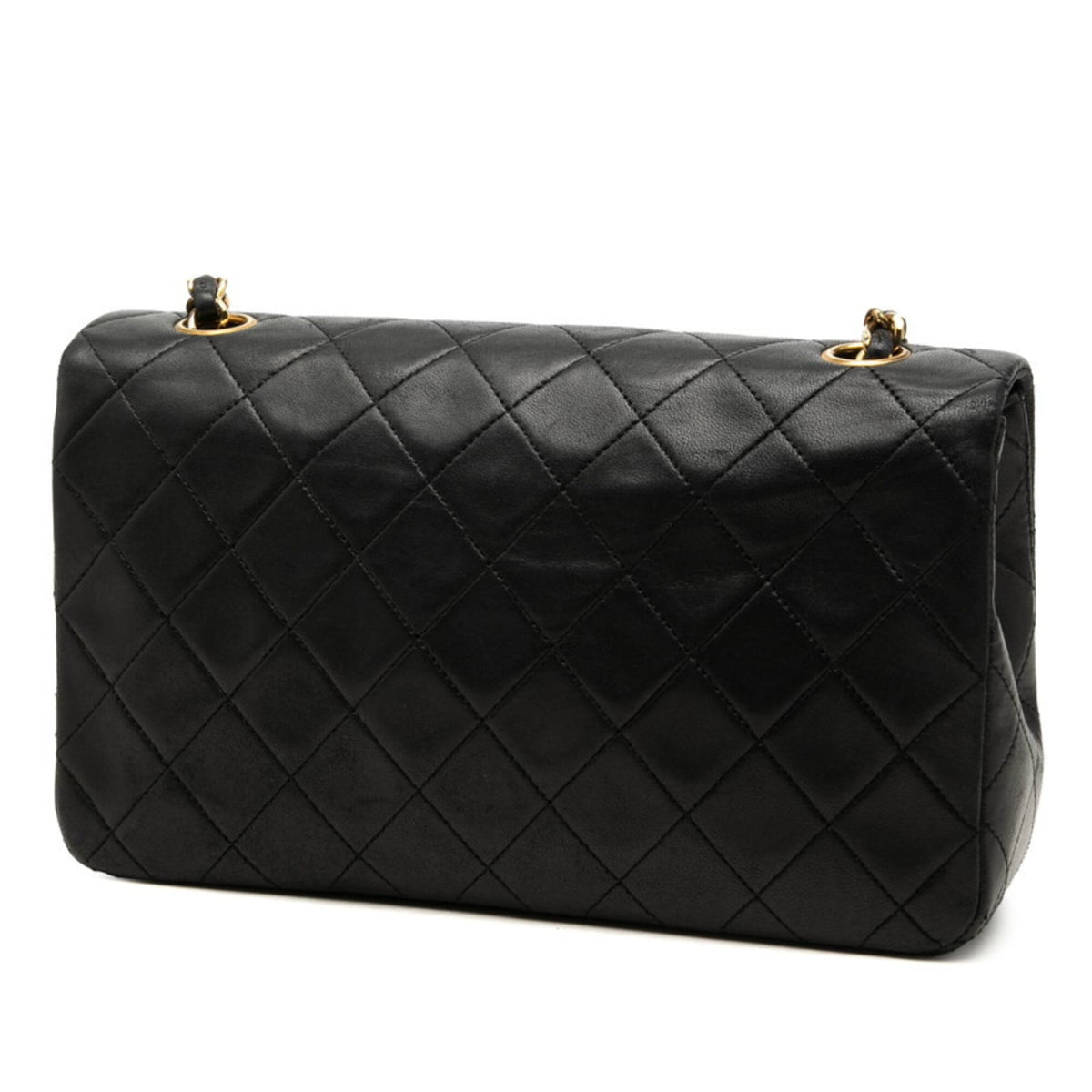 Chanel Black Leather Shoulder Bag (Pre-Owned)