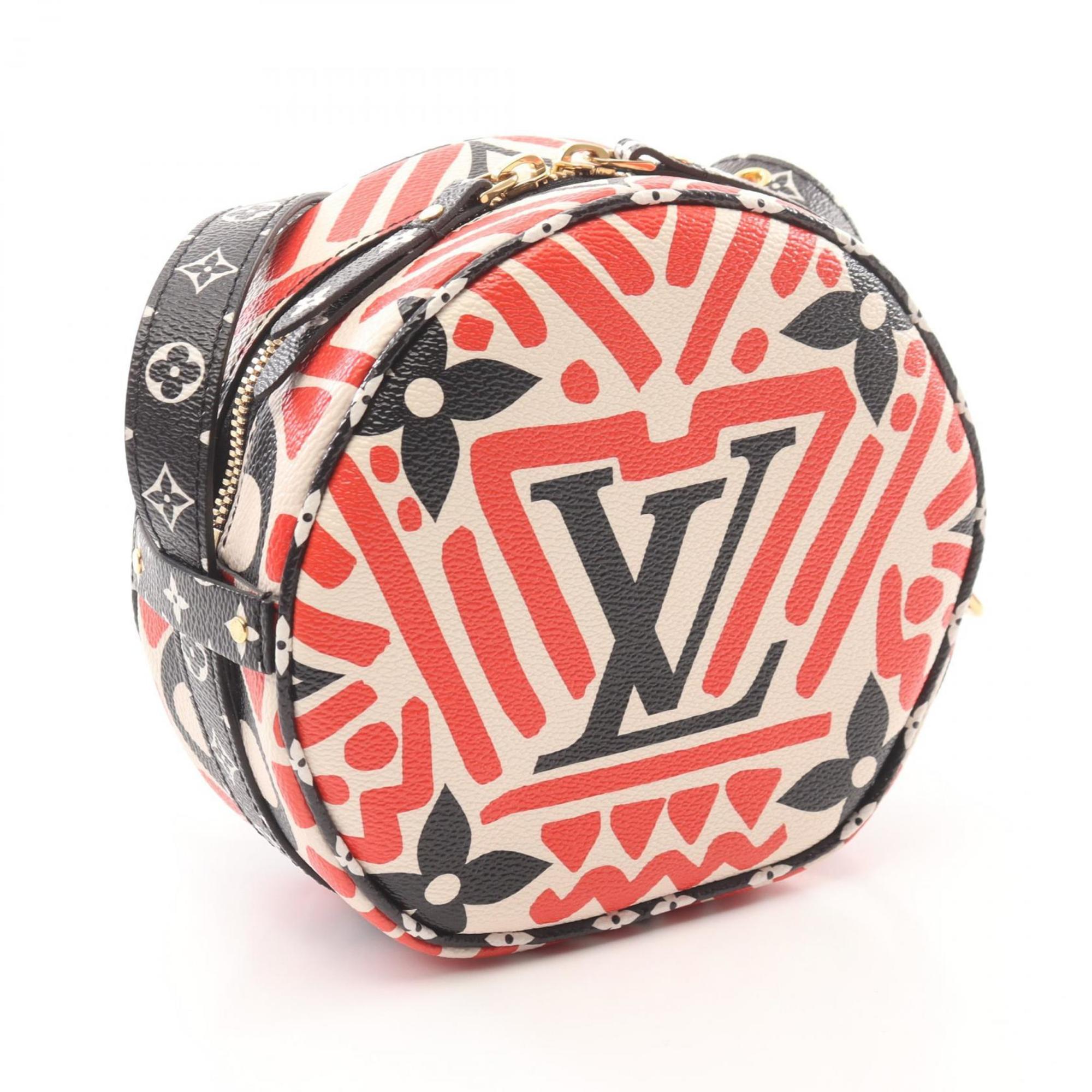 Louis Vuitton Black Multi-Color Red Color Coated Canvas Monogram Pvc Shoulder Bag (Pre-Owned)