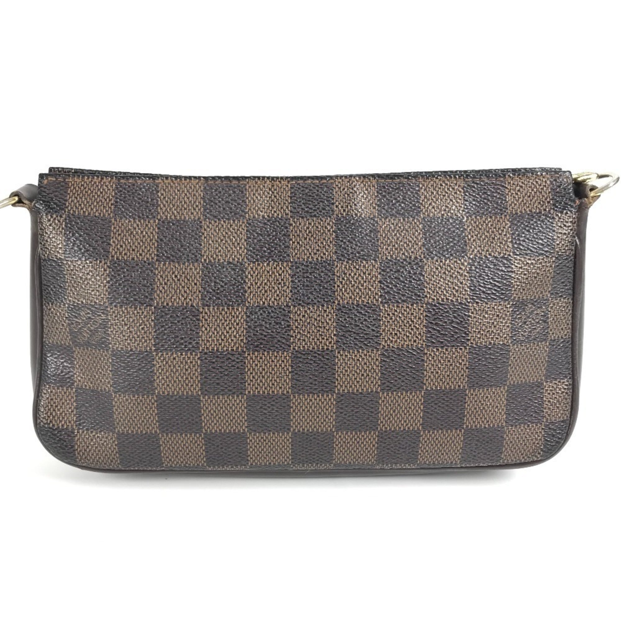 Louis Vuitton Brown Damier Canvas Ebene Damier Canvas Pochette Shoulder Bag (Pre-Owned)