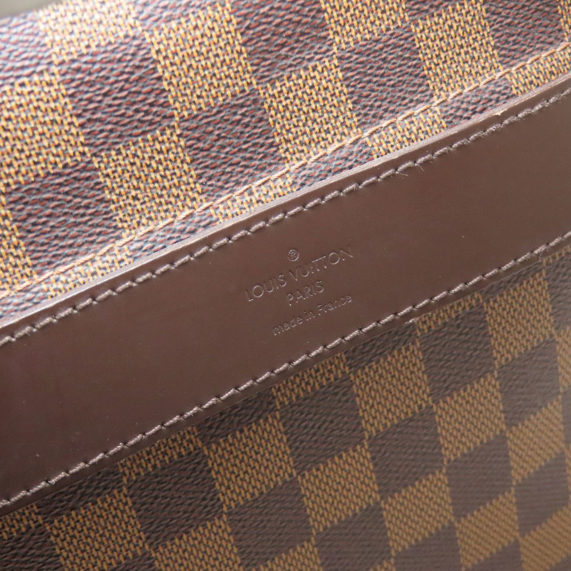 Louis Vuitton Damier Canvas Ebene Damier Canvas Shoulder Bag (Pre-Owned)