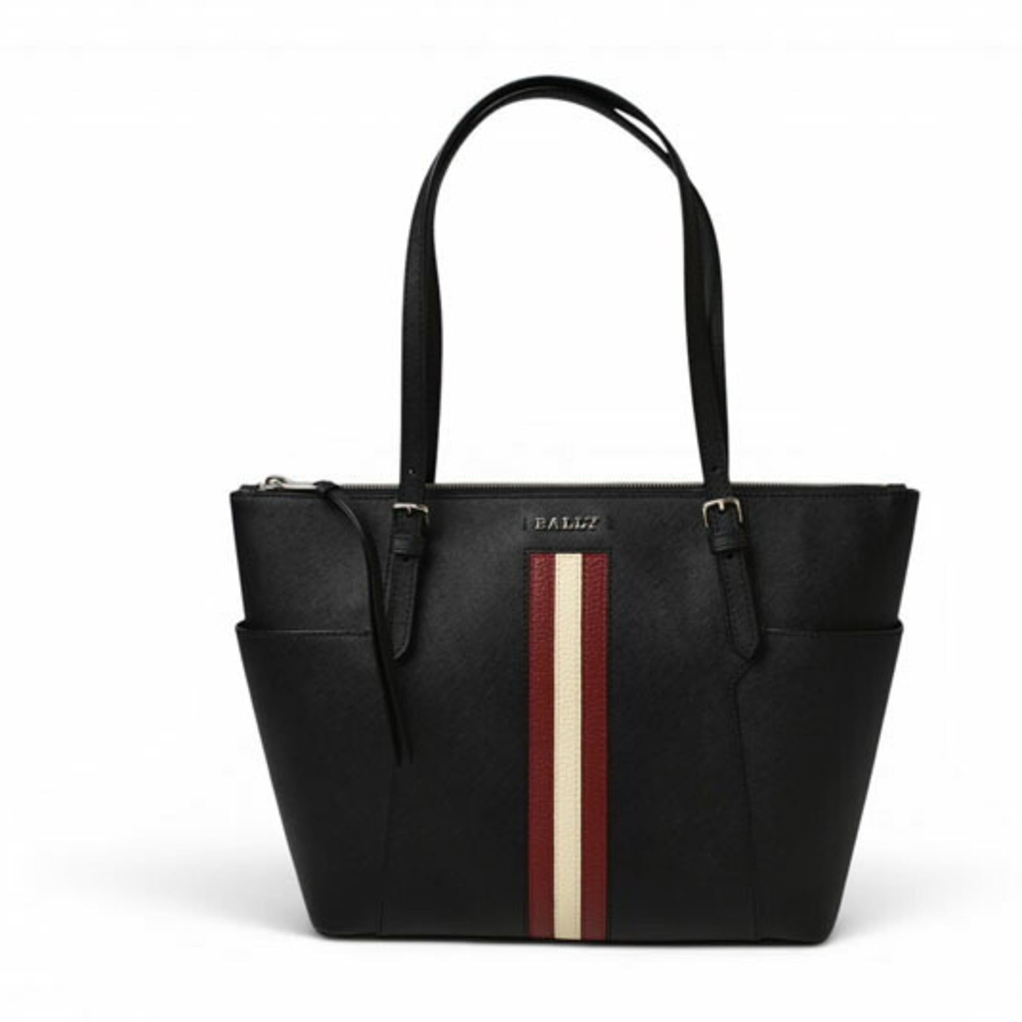 Bally Black Leather Tote Bag (Pre-Owned)