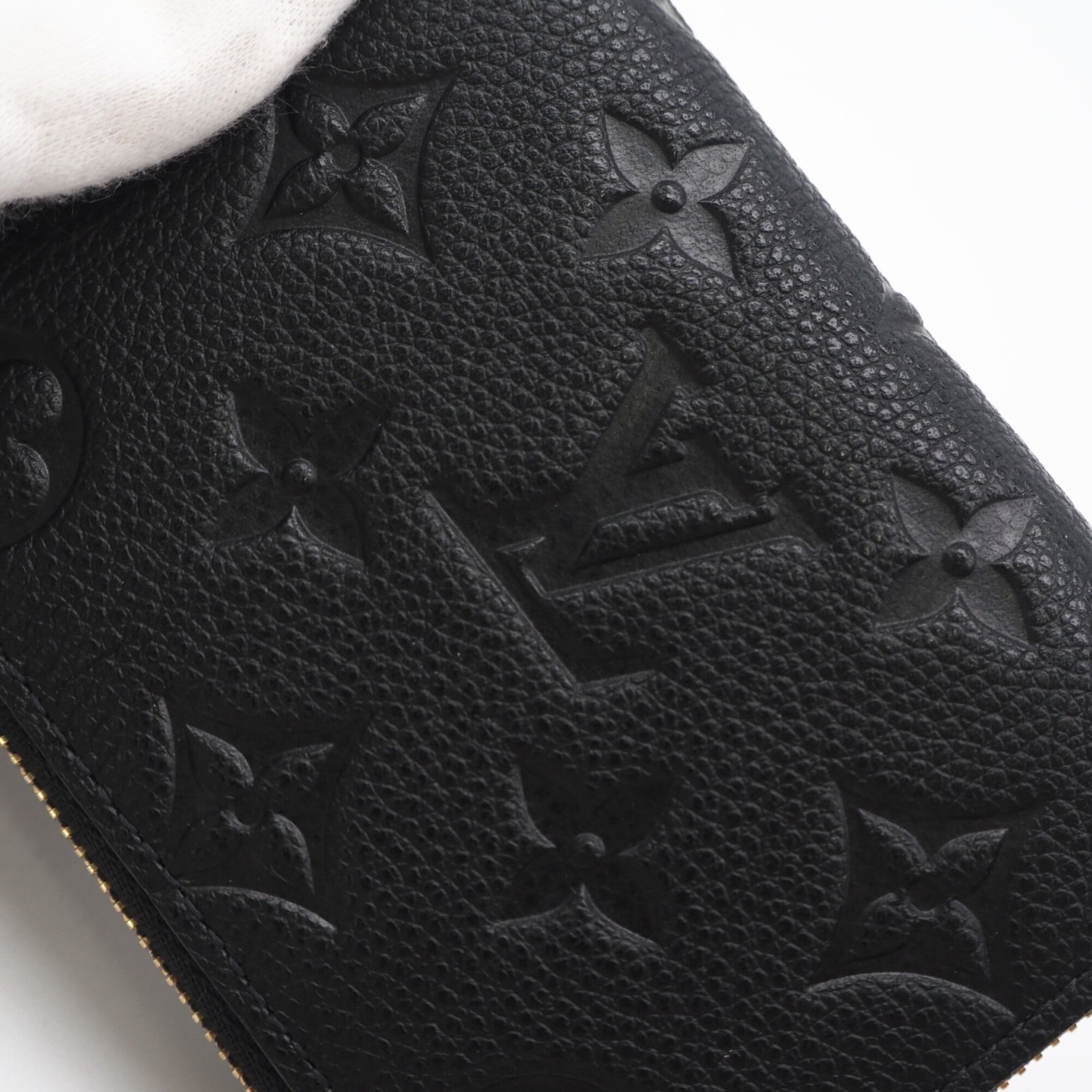 Louis Vuitton Monogram Empreinte Black Noir Leather Coin Purse/Coin Case (Pre-Owned)