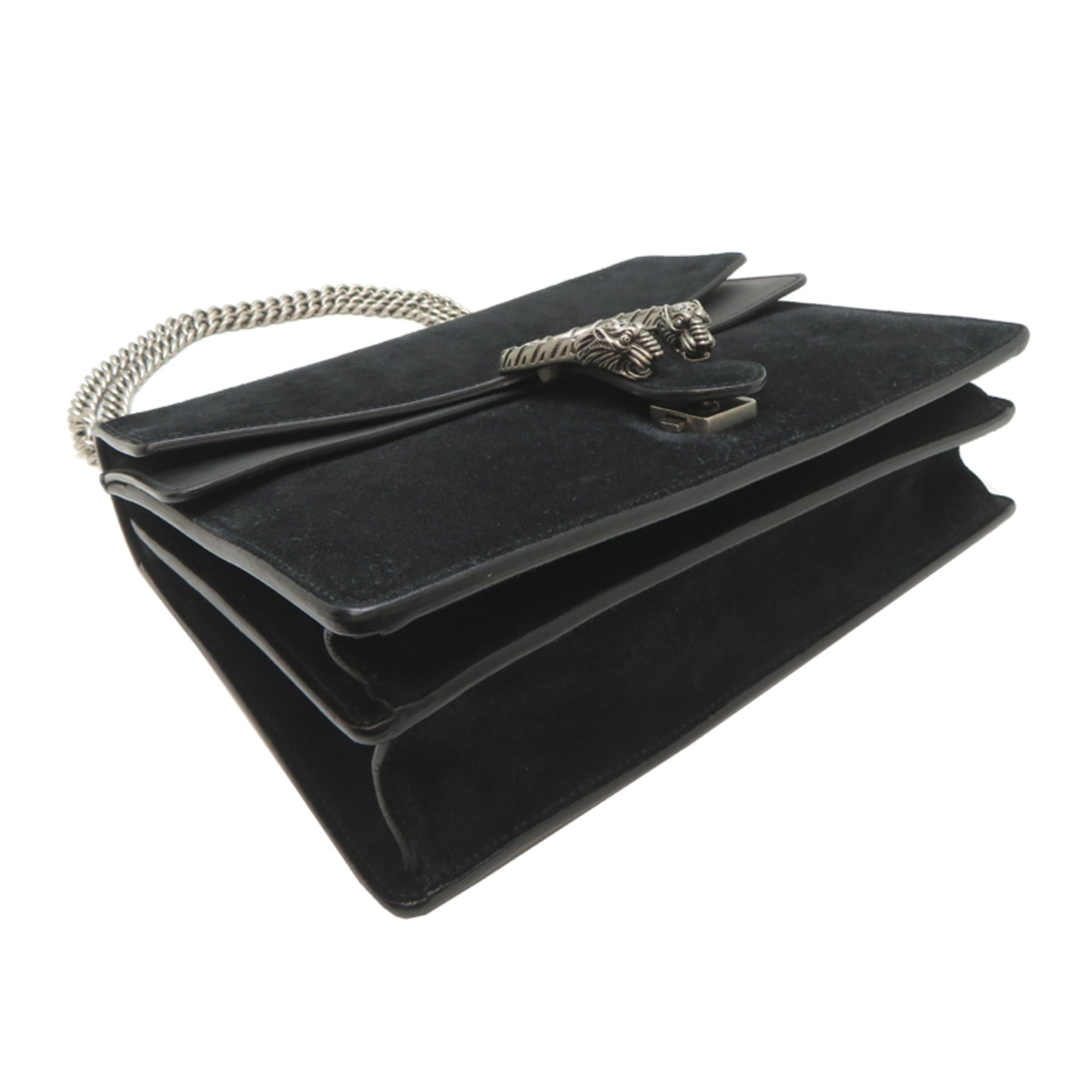 Gucci Black Suede Shoulder Bag (Pre-Owned)