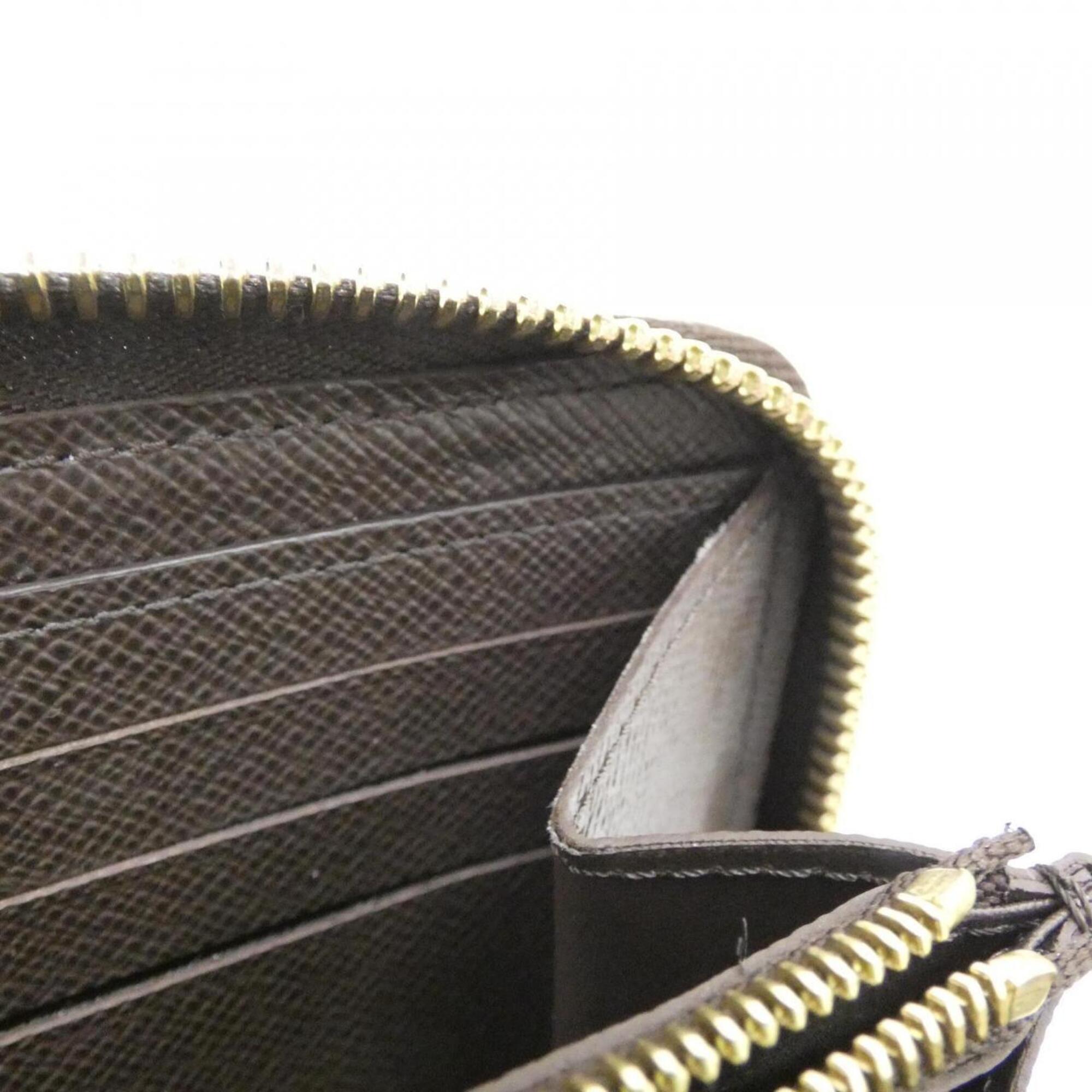 Louis Vuitton Monogram Marron Coated Canvas Long Wallet (Bi-Fold) (Pre-Owned)