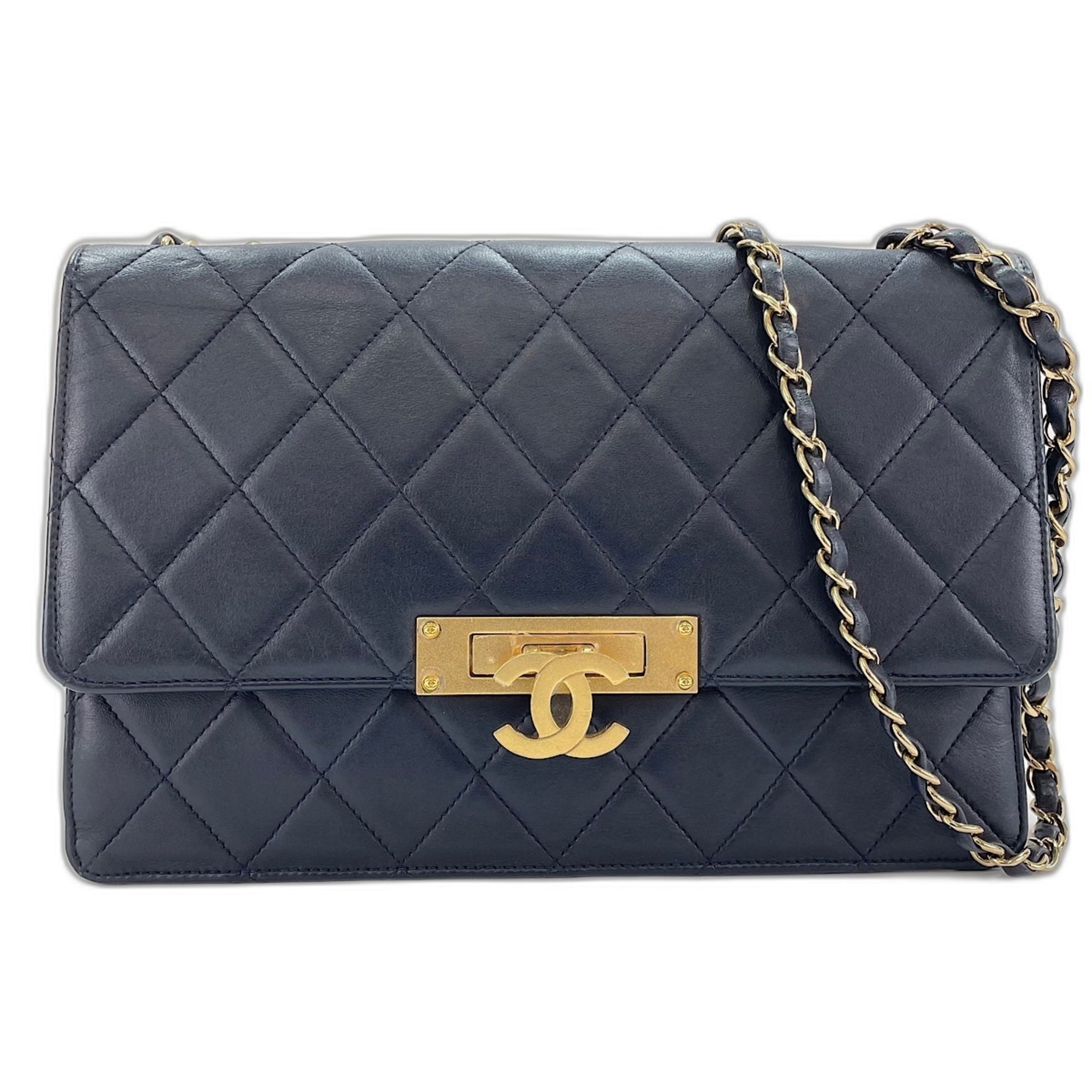 Chanel Navy Shoulder Bag (Pre-Owned)