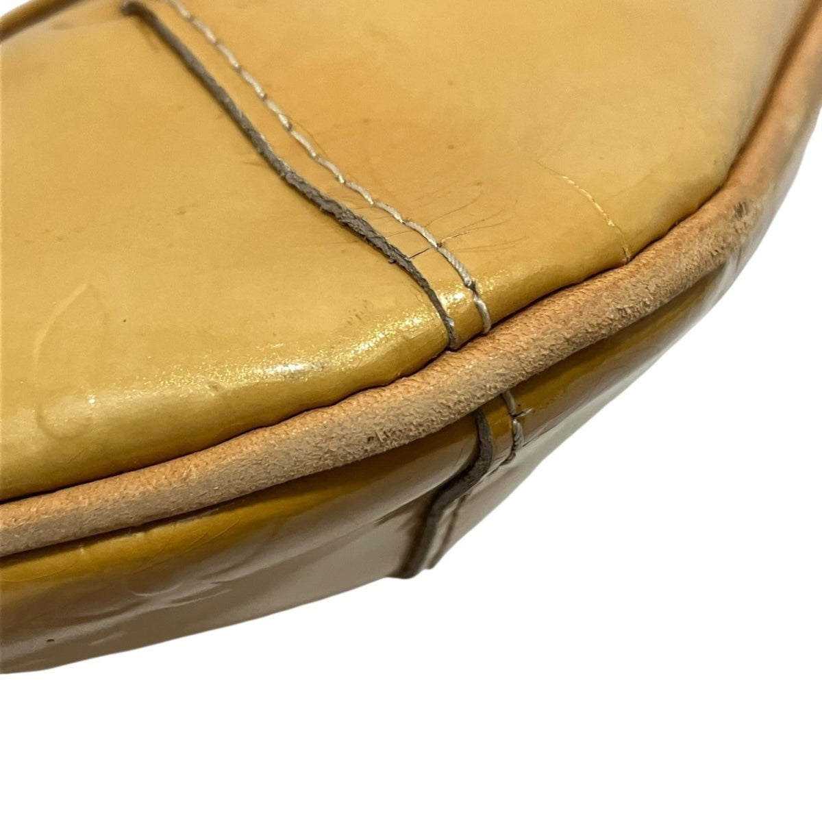Louis Vuitton Monogram Vernis Lime Yellow Monogram Vernis Shoulder Bag (Pre-Owned)