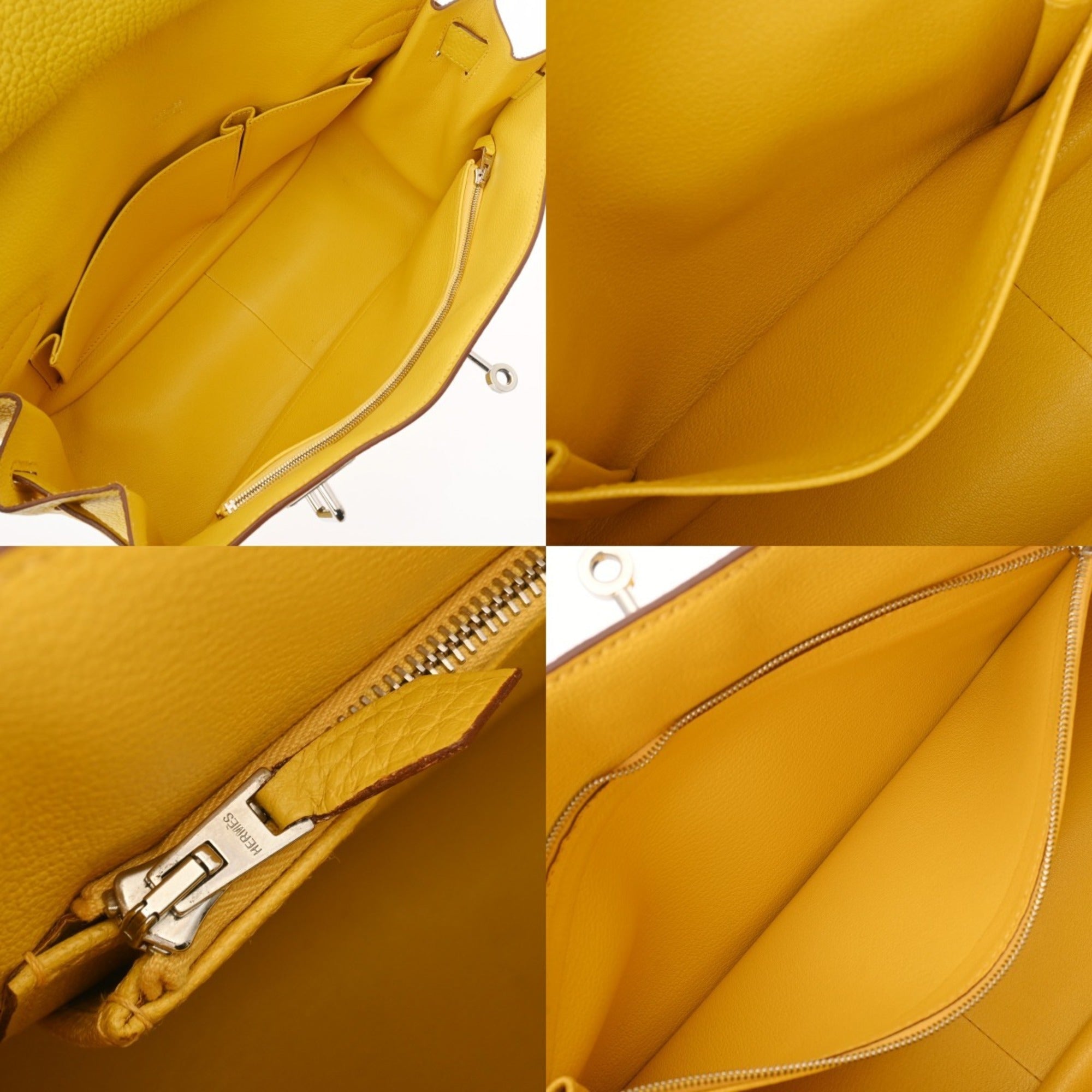 Hermes Sun Taurillon Clemence Leather Shoulder Bag (Pre-Owned)