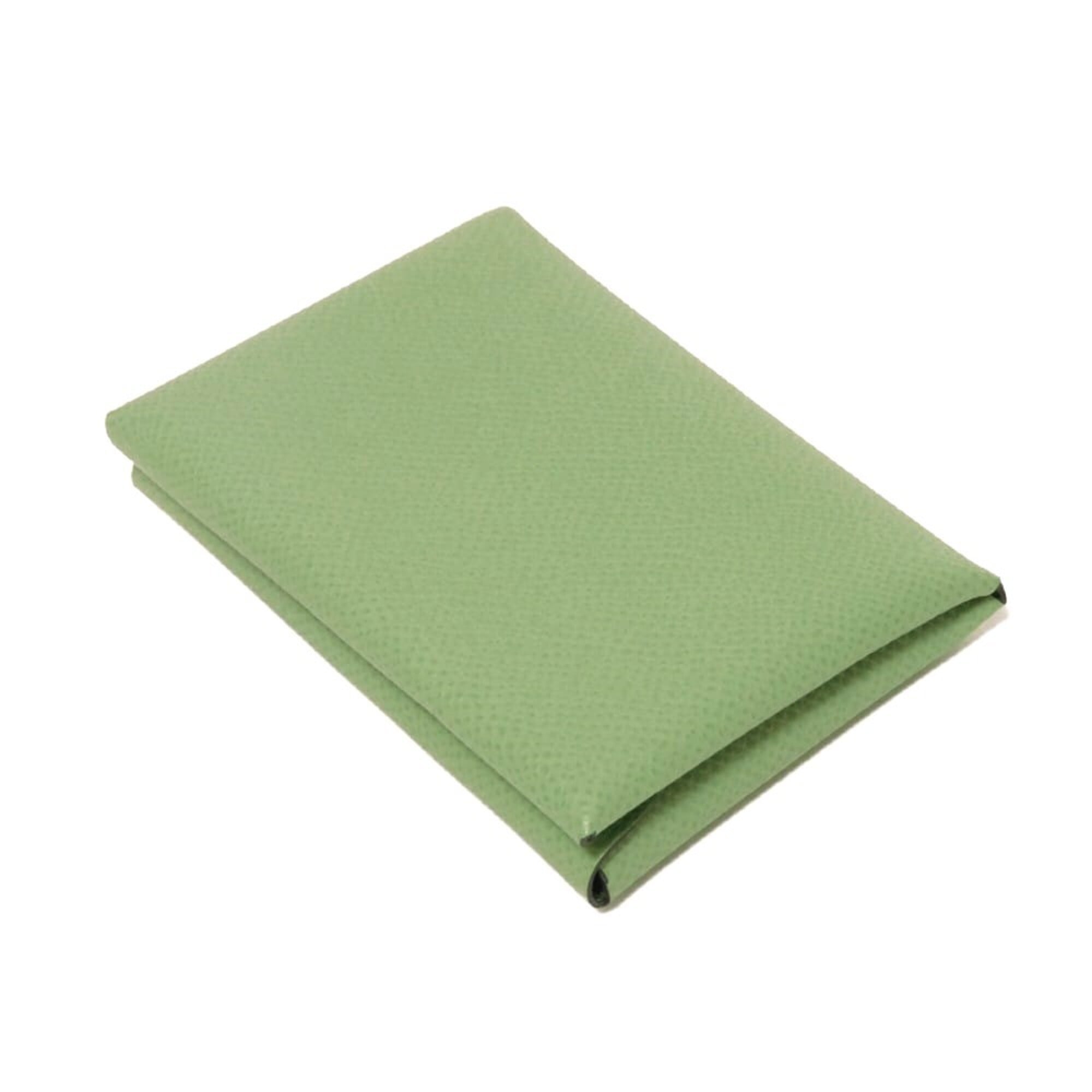 Hermes Green Vert Epsom Leather Coin Purse/Coin Case (Pre-Owned)