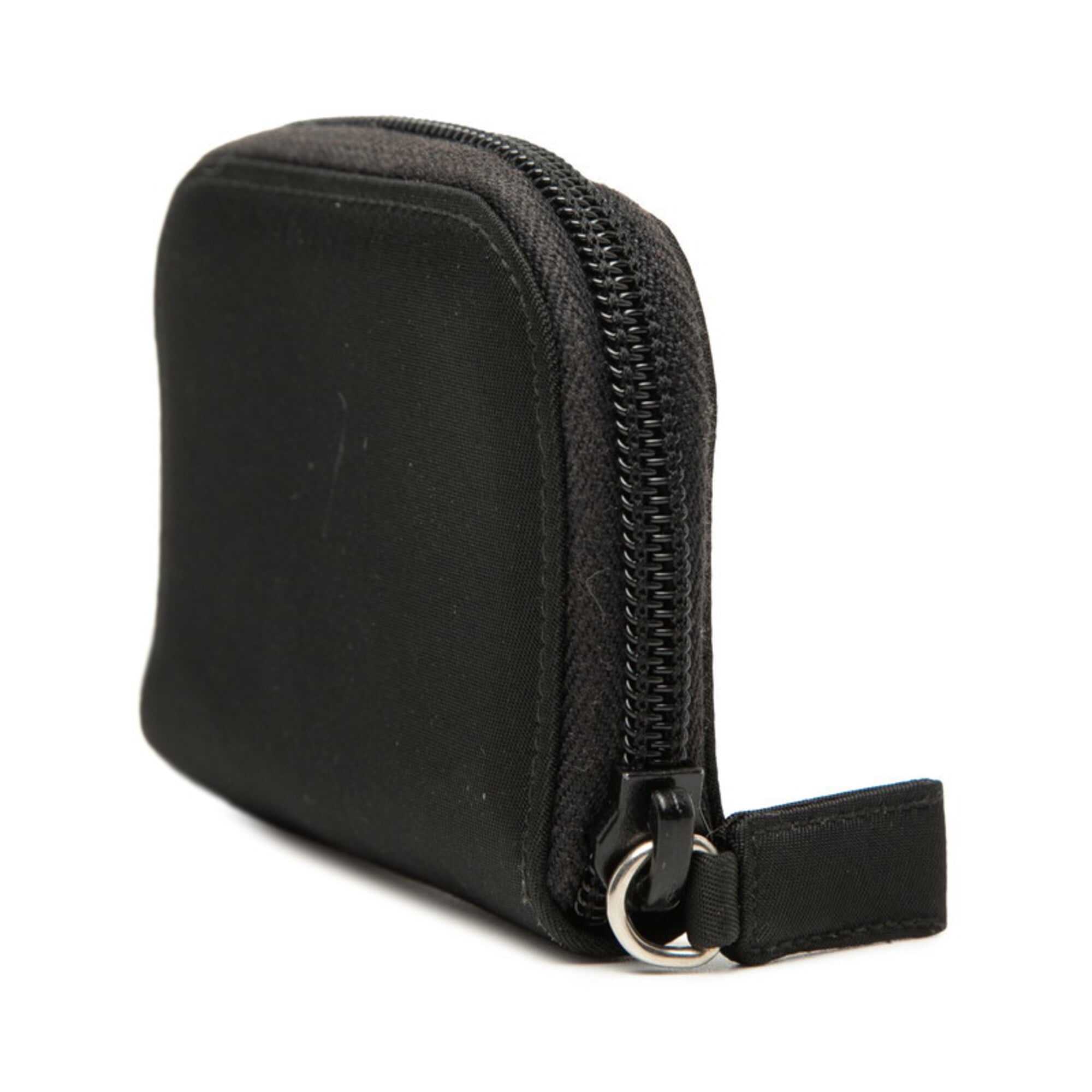 Prada Black Nylon Coin Purse/Coin Case (Pre-Owned)