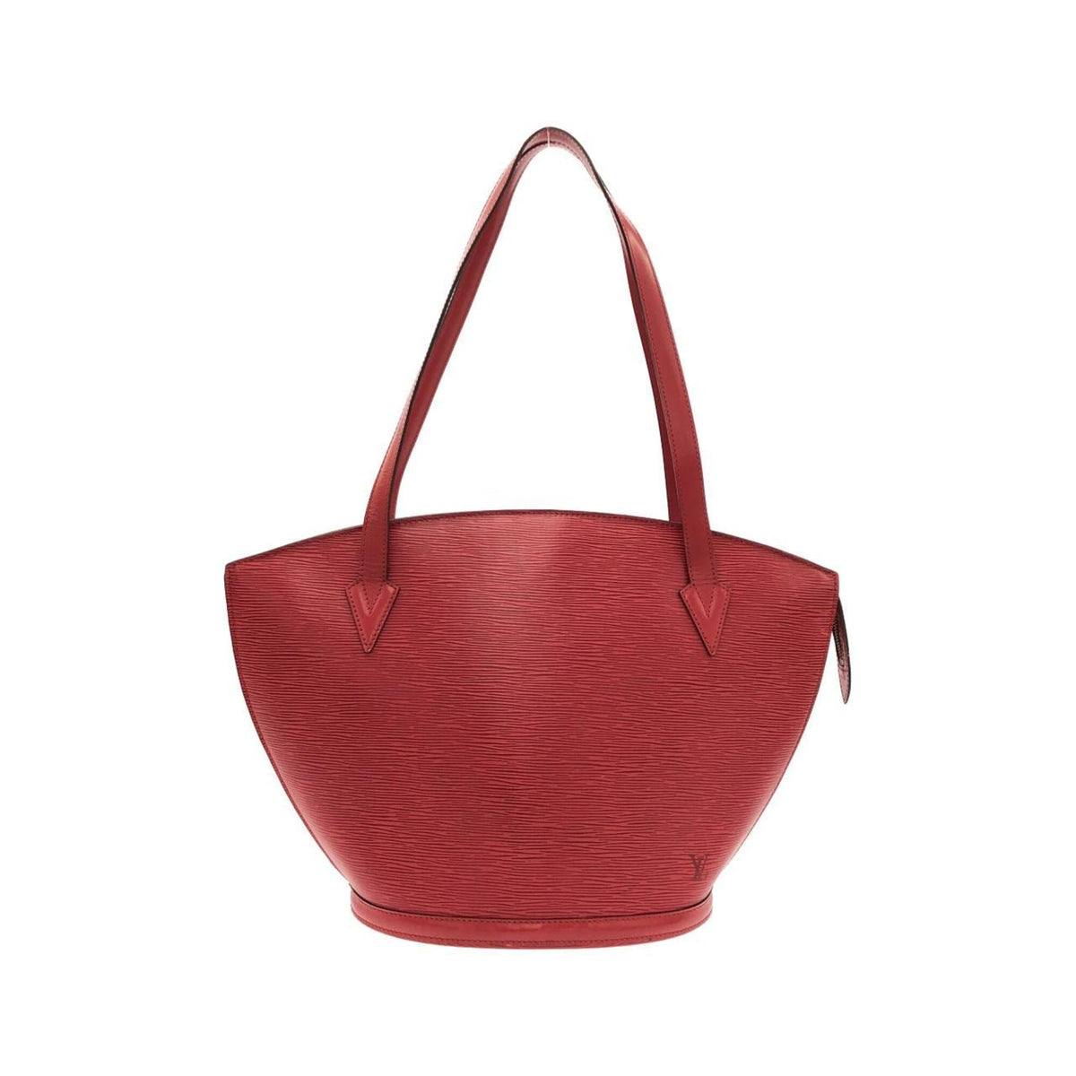 Louis Vuitton Red Color Leather Shoulder Bag (Pre-Owned)