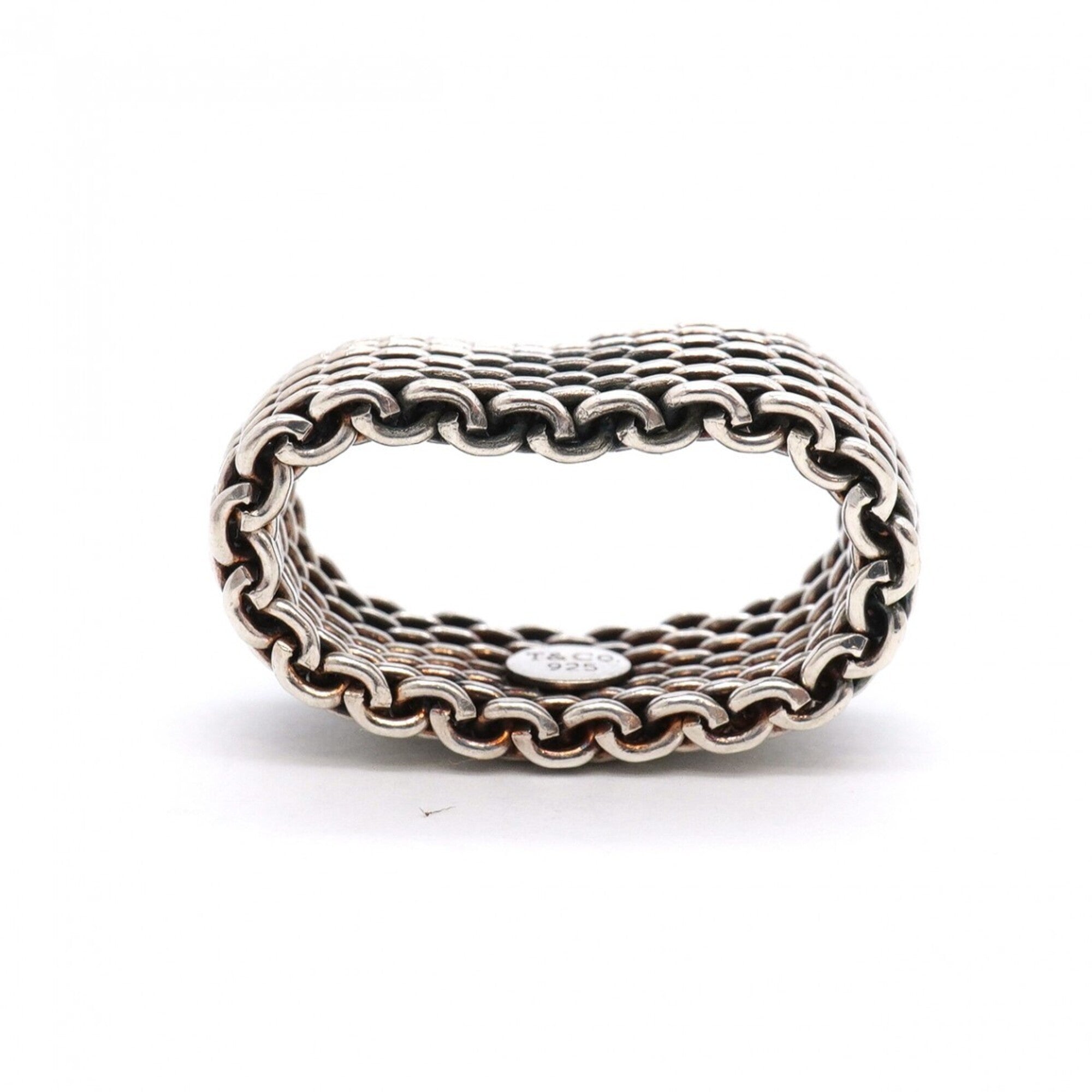 Tiffany Silver 925 Band Ring (Pre-Owned)