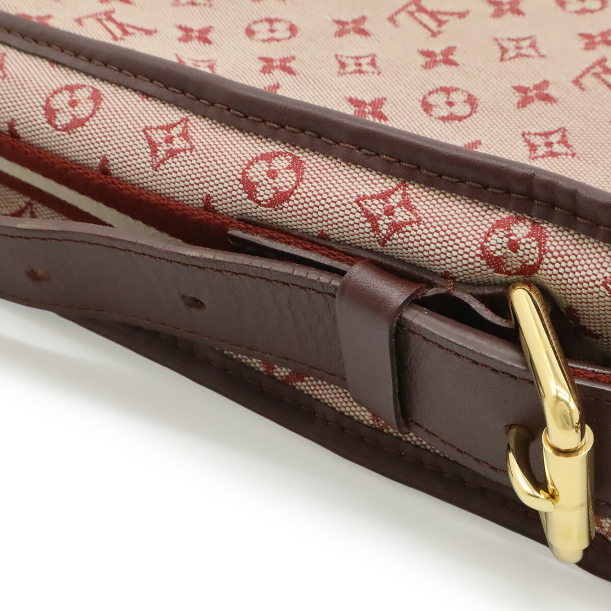 Louis Vuitton Cerise Canvas Leather Shoulder Bag (Pre-Owned)