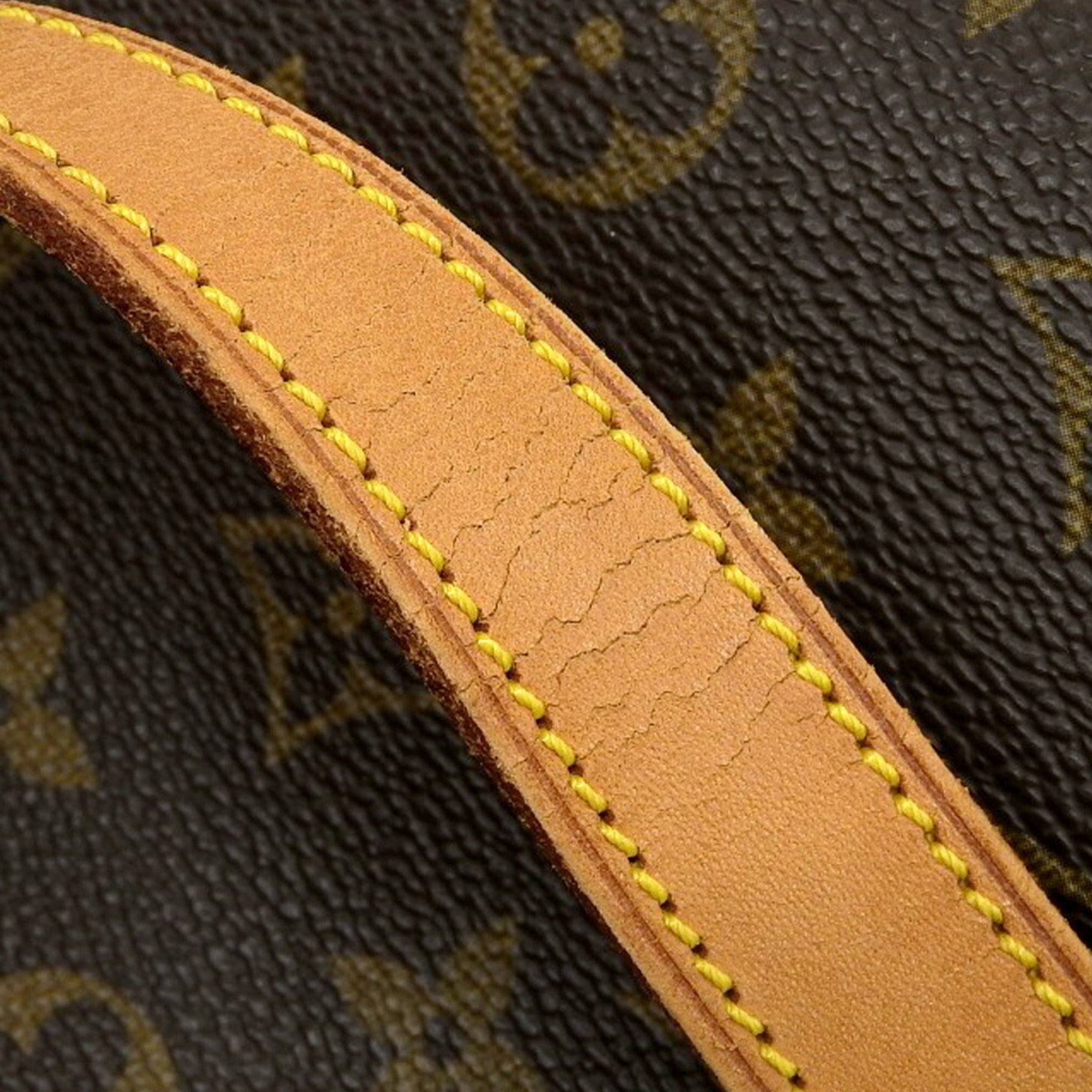 Louis Vuitton Brown Monogram Pvc Leather Shoulder Bag Tote Bag (Pre-Owned)
