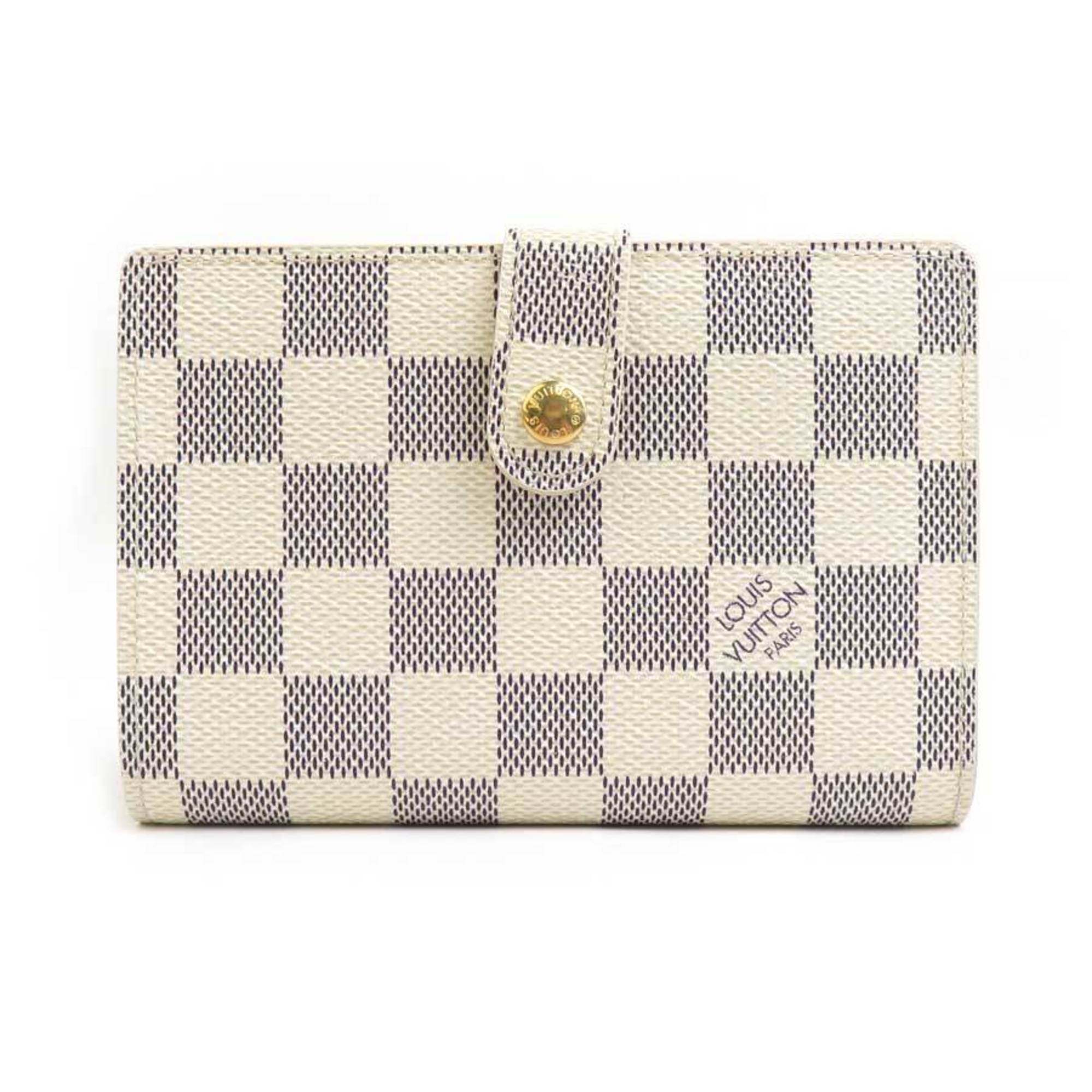Louis Vuitton Damier Azur Ivory Damier Azur Wallet (Bi-Fold) (Pre-Owned)