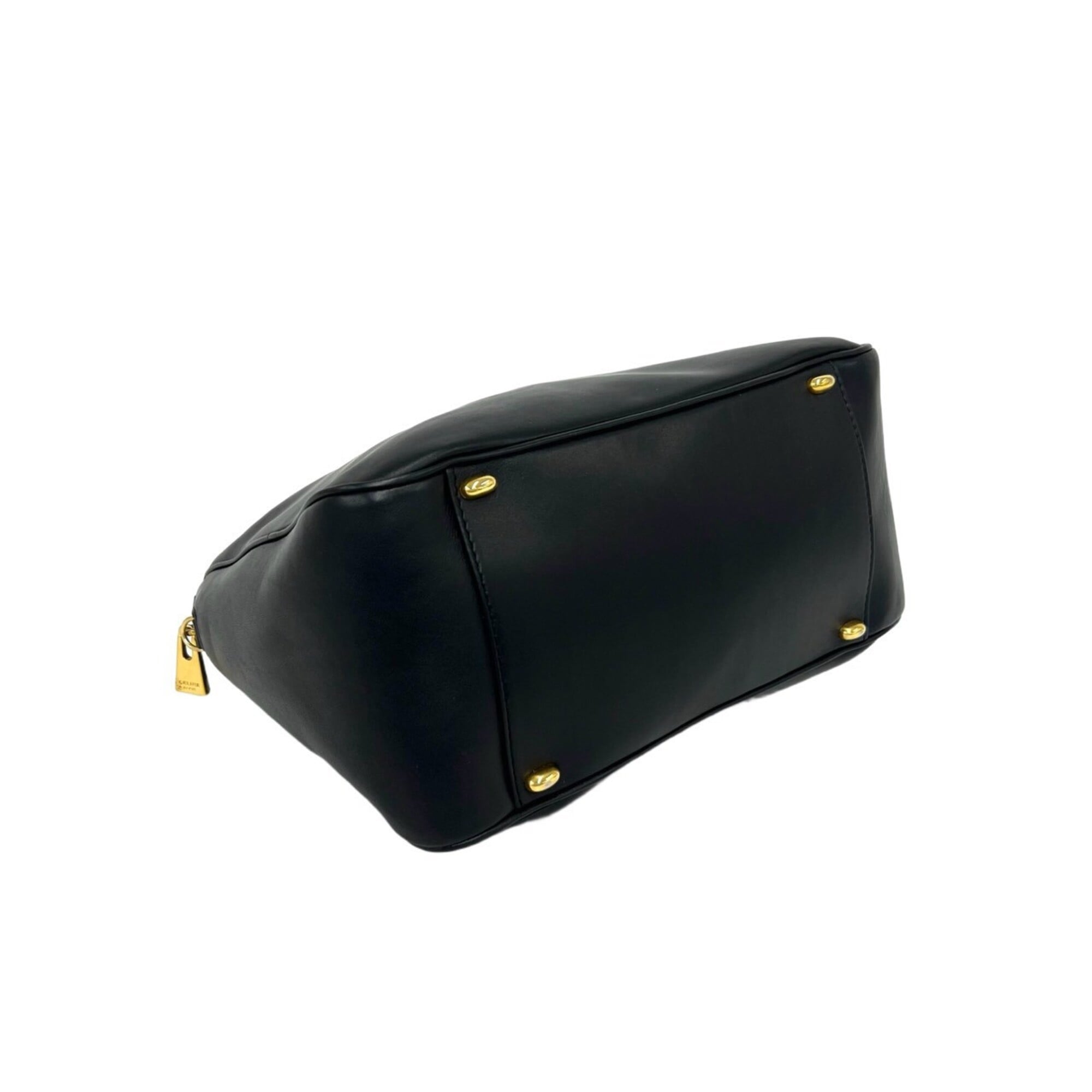 Celine Black Leather Boston Bag Handbag (Pre-Owned)