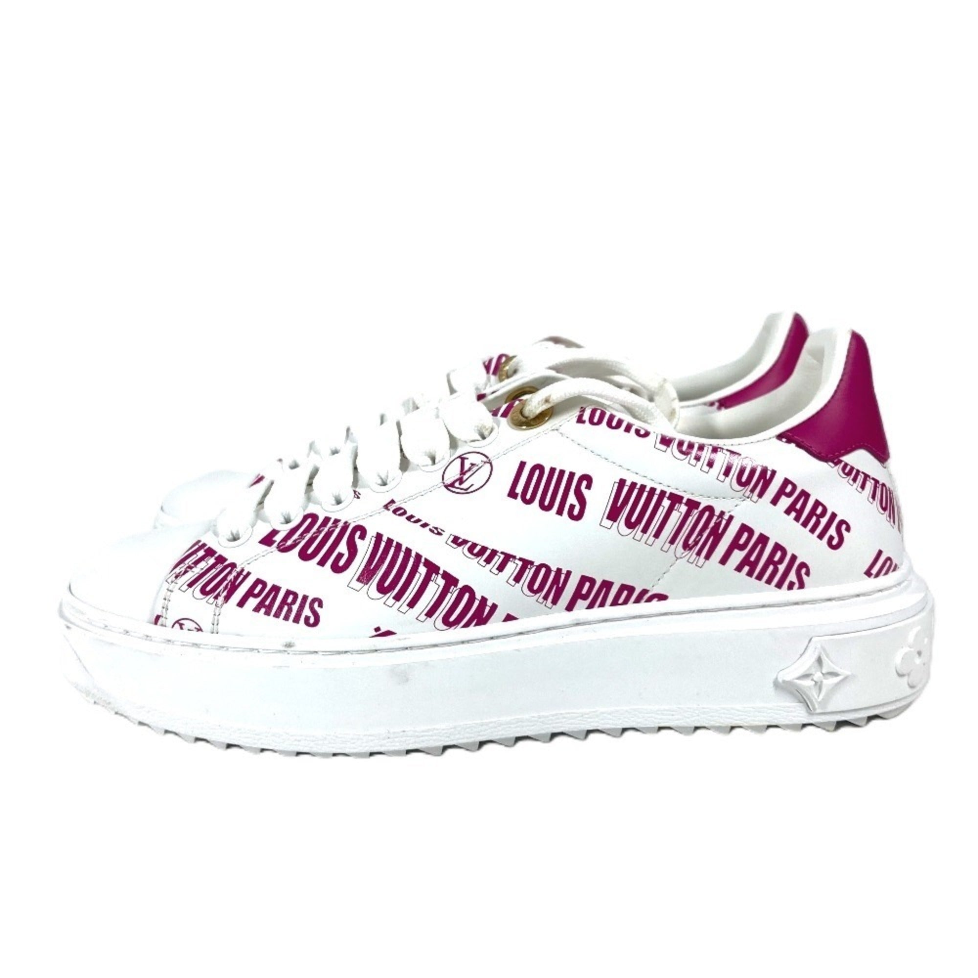 Louis Vuitton Pink White Sneakers (Pre-Owned)